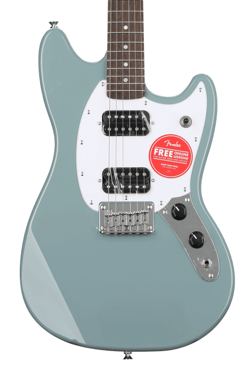 Squier Bullet Mustang HH Sonic Grey with Indian Laurel Fingerboard
