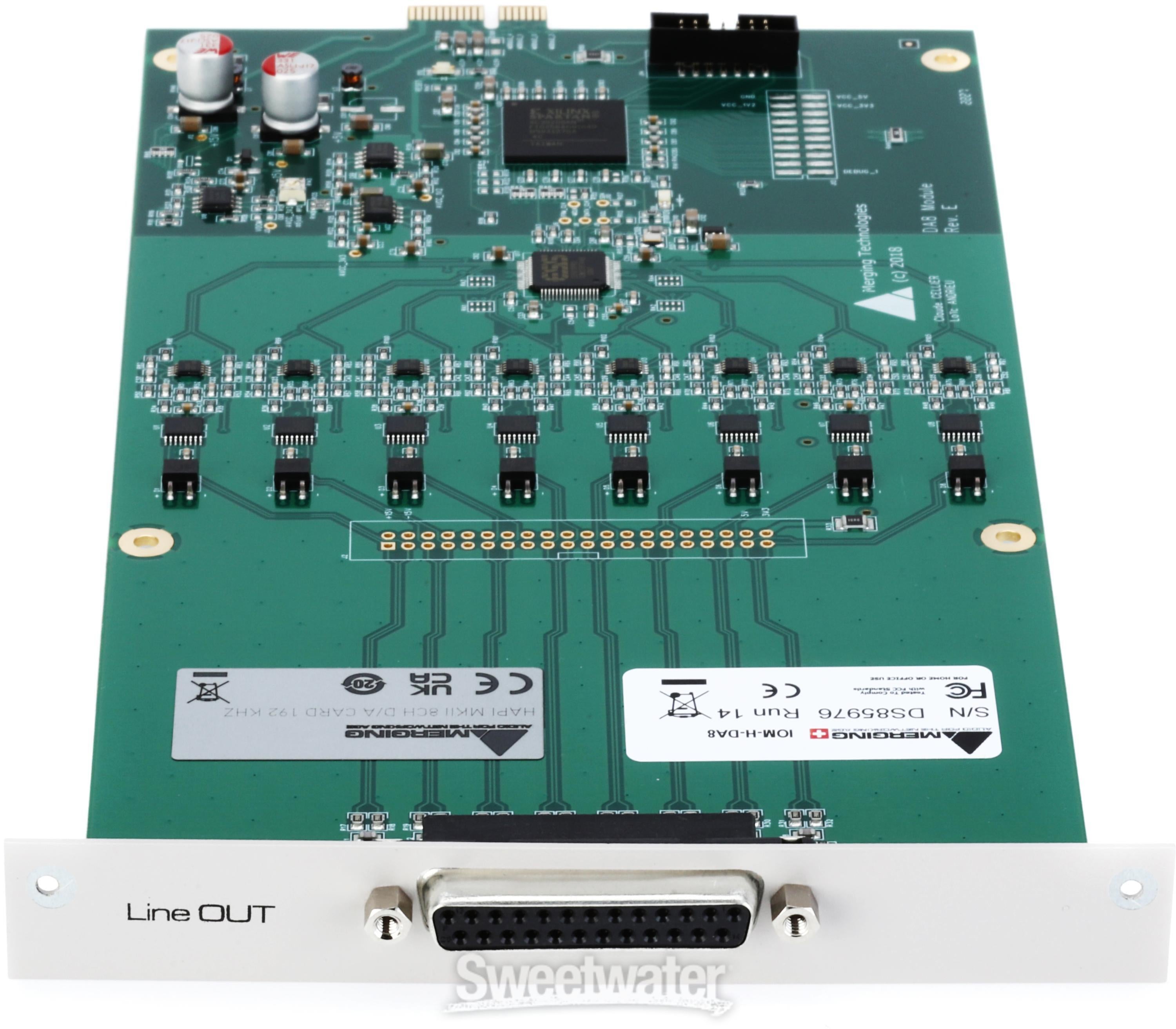 Merging Technologies DA8 8-channel Line Output Extension Card