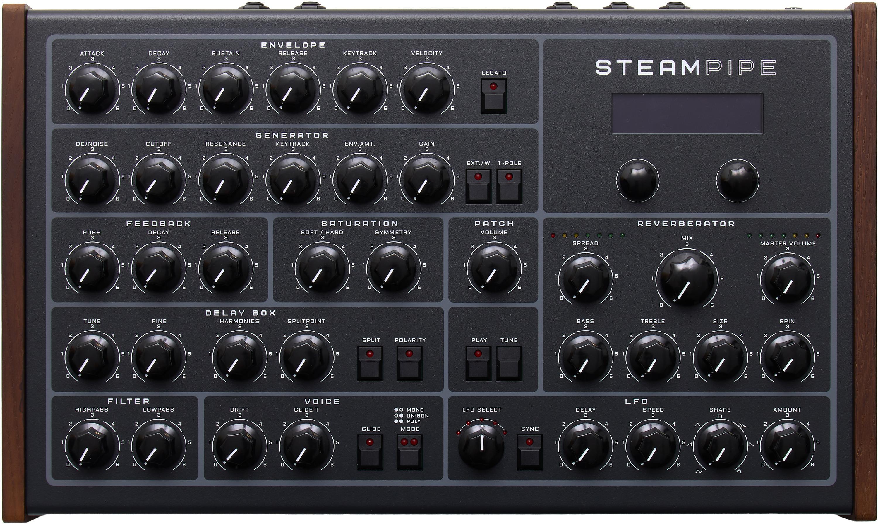 Erica Synths Steampipe Polyphonic Modeling Synthesizer | Sweetwater
