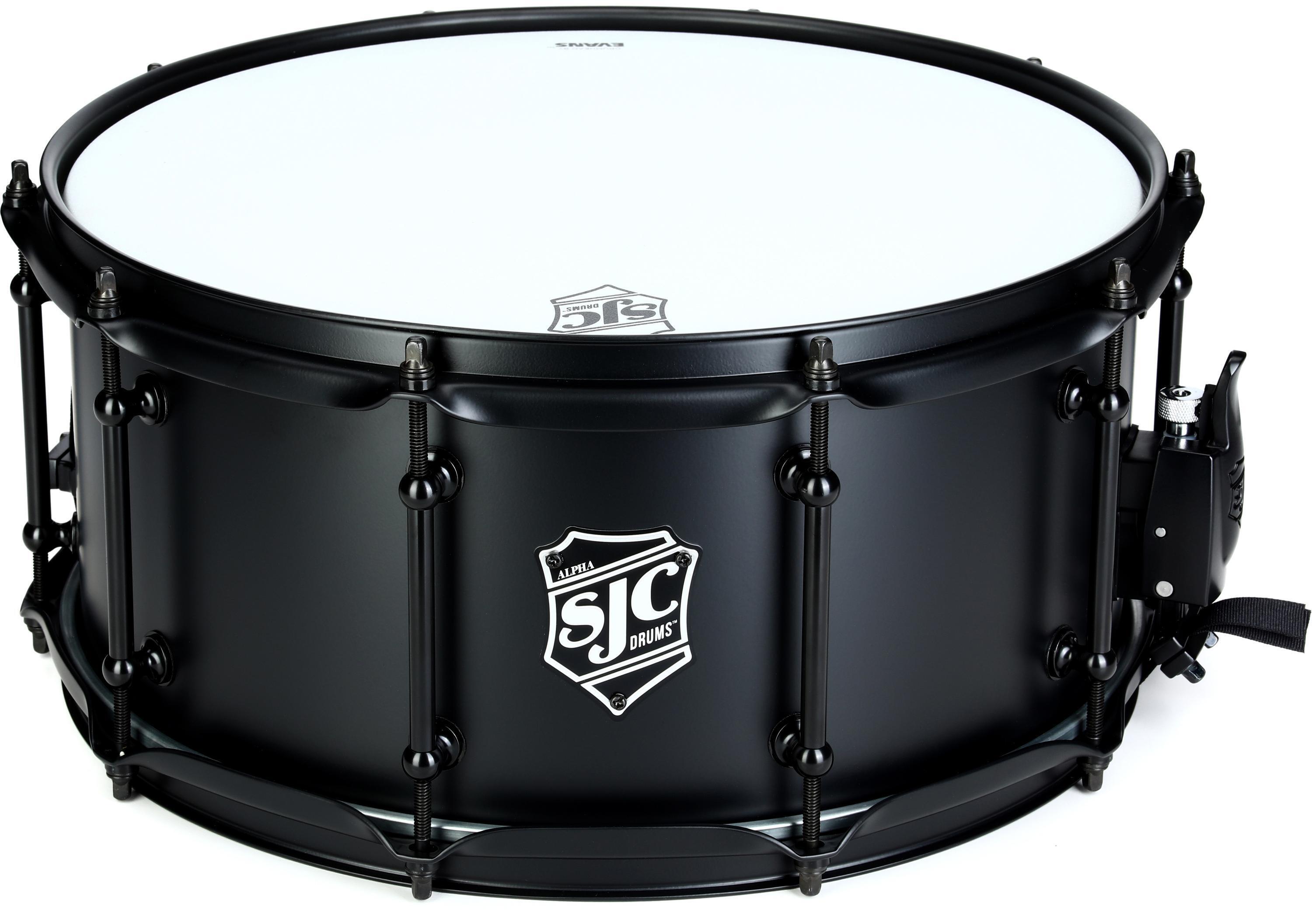 SJC Custom Drums Alpha Steel Snare DrumSJC Custom Drums Alpha Steel Snare Drum  