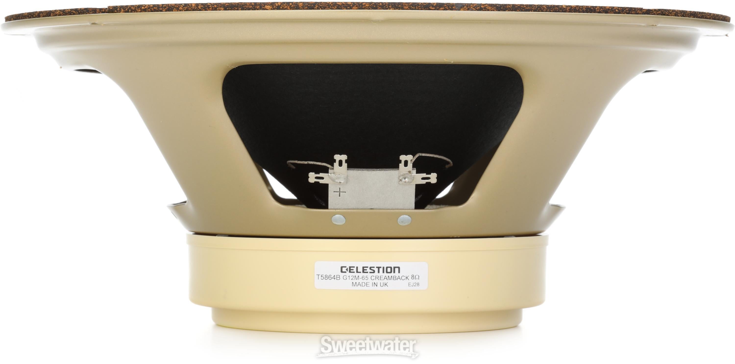 Celestion G12M-65 Creamback 12-inch 65-watt Replacement Guitar Amp Speaker  - 8 ohm | Sweetwater