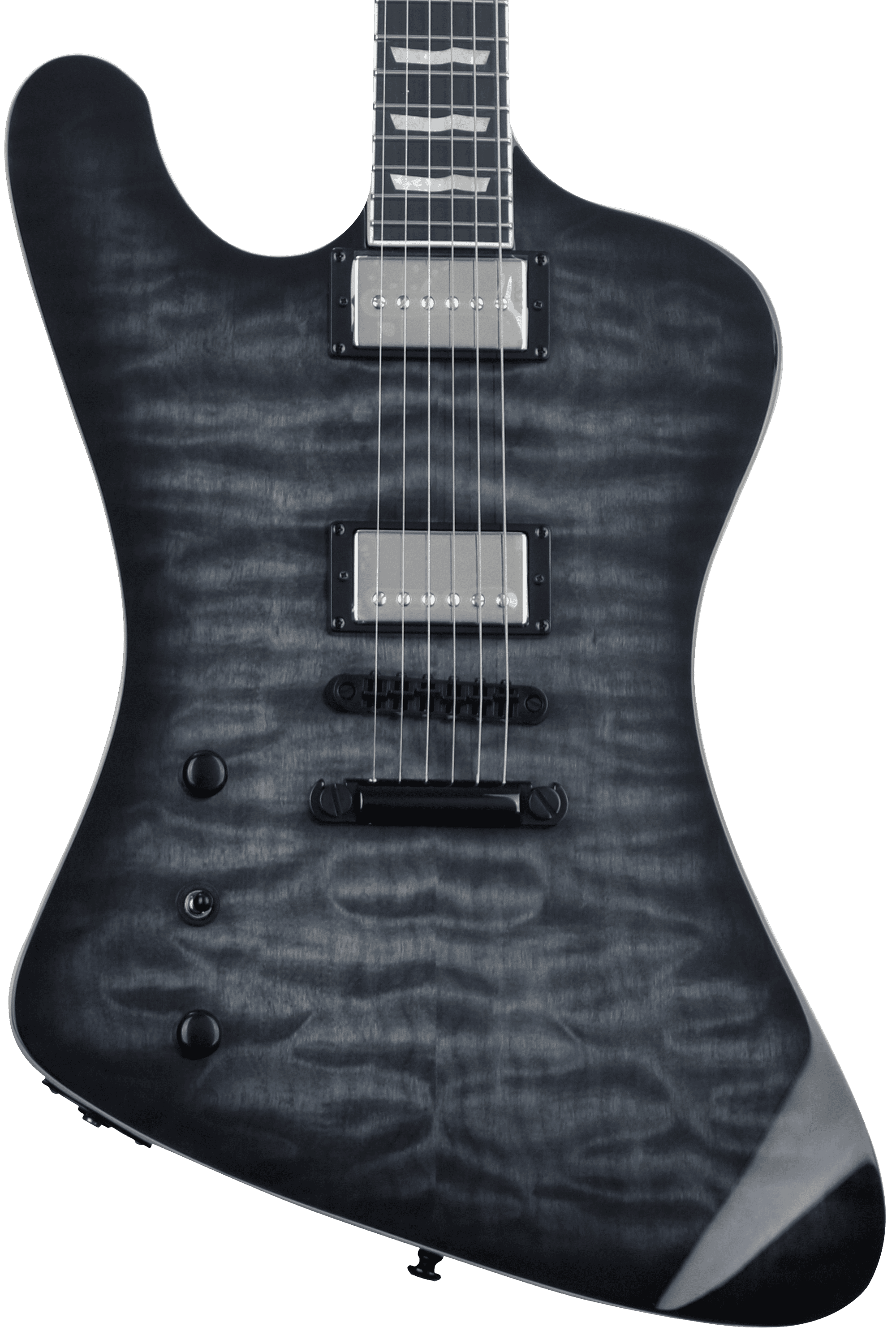 esp-ltd-phoenix-1000-qm-left-handed-electric-guitar-see-thru-black