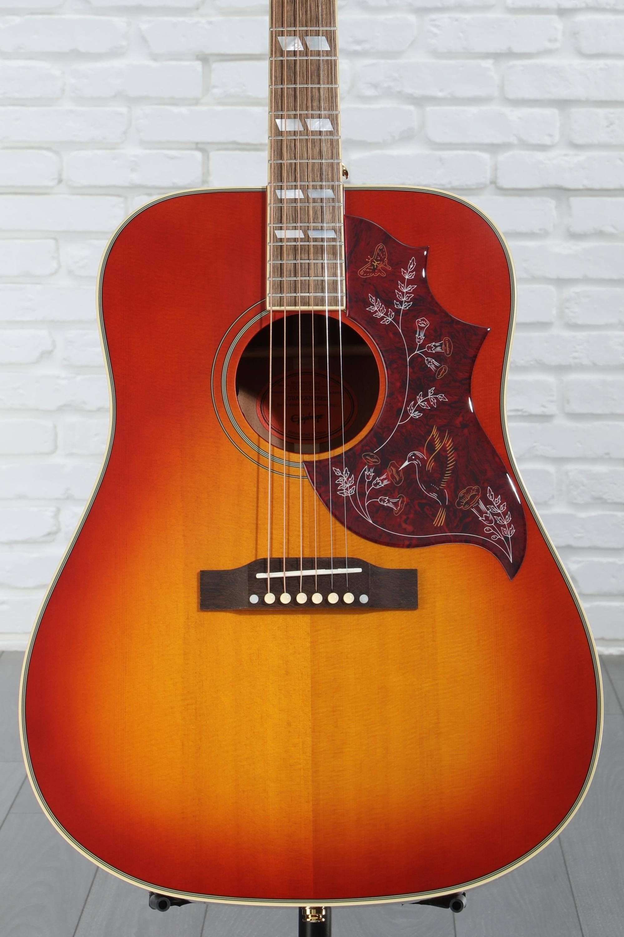 Epiphone Hummingbird Acoustic Guitar - Aged Cherry Sunburst
