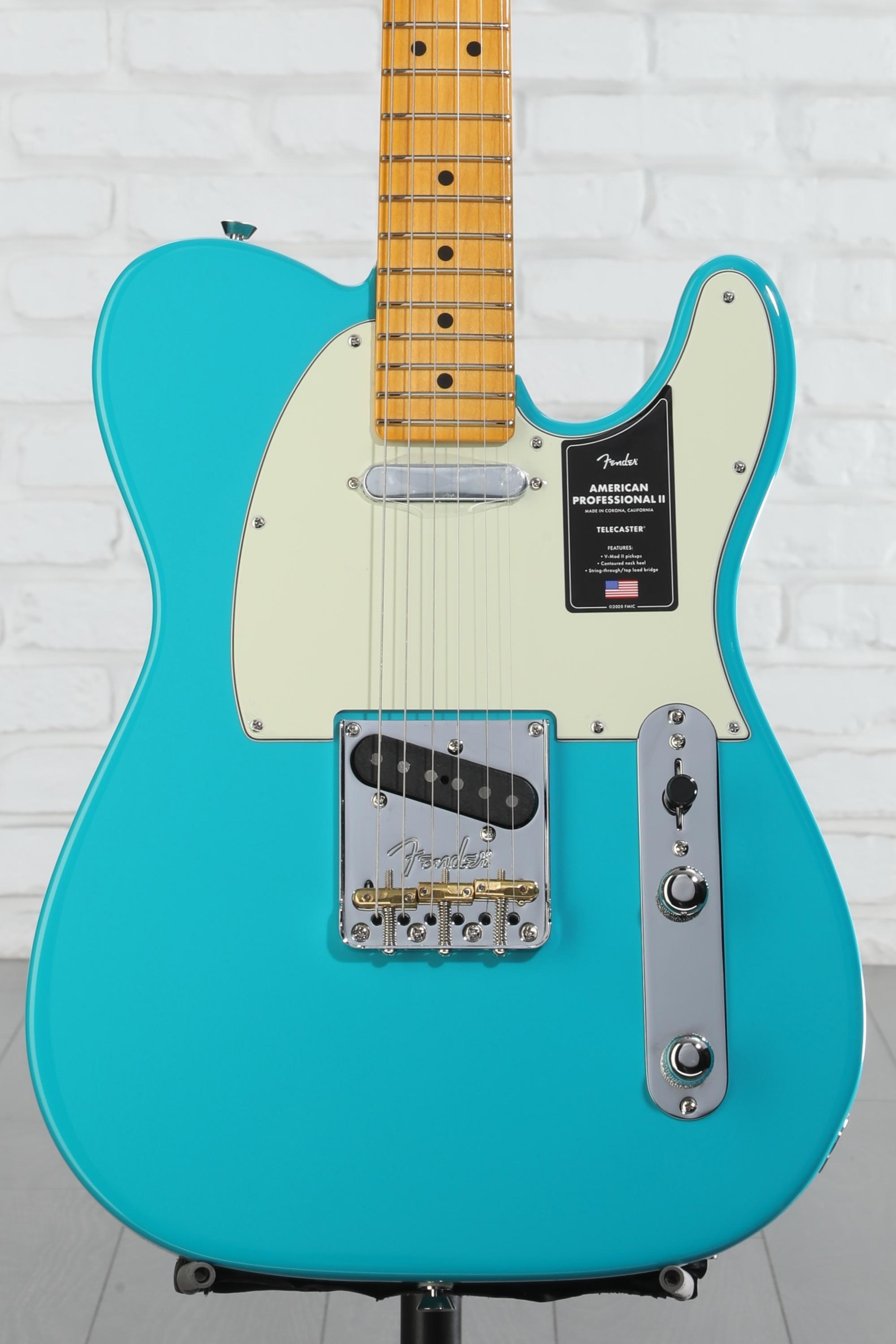 Fender American Professional II Telecaster - Miami Blue with Maple