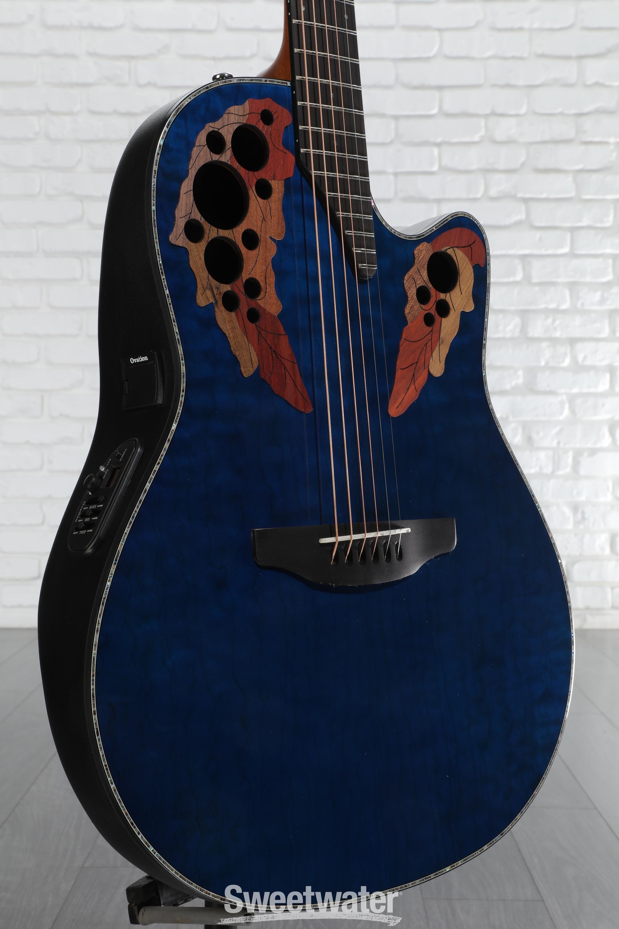 オベーション　Celebrity Elite Exotic CE44P-8TQ Amazon.com: Ovation CE44P-8TQ Celebrity Elite Plus Mid-Depth