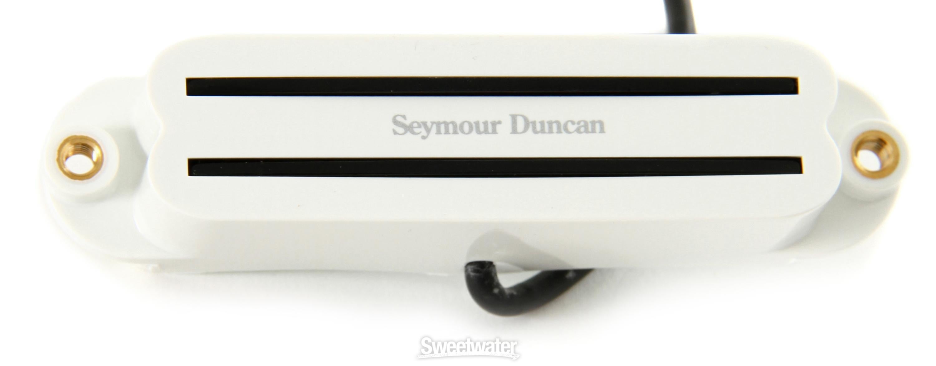 Seymour Duncan SCR-1b Cool Rails Strat Pickup - White Bridge