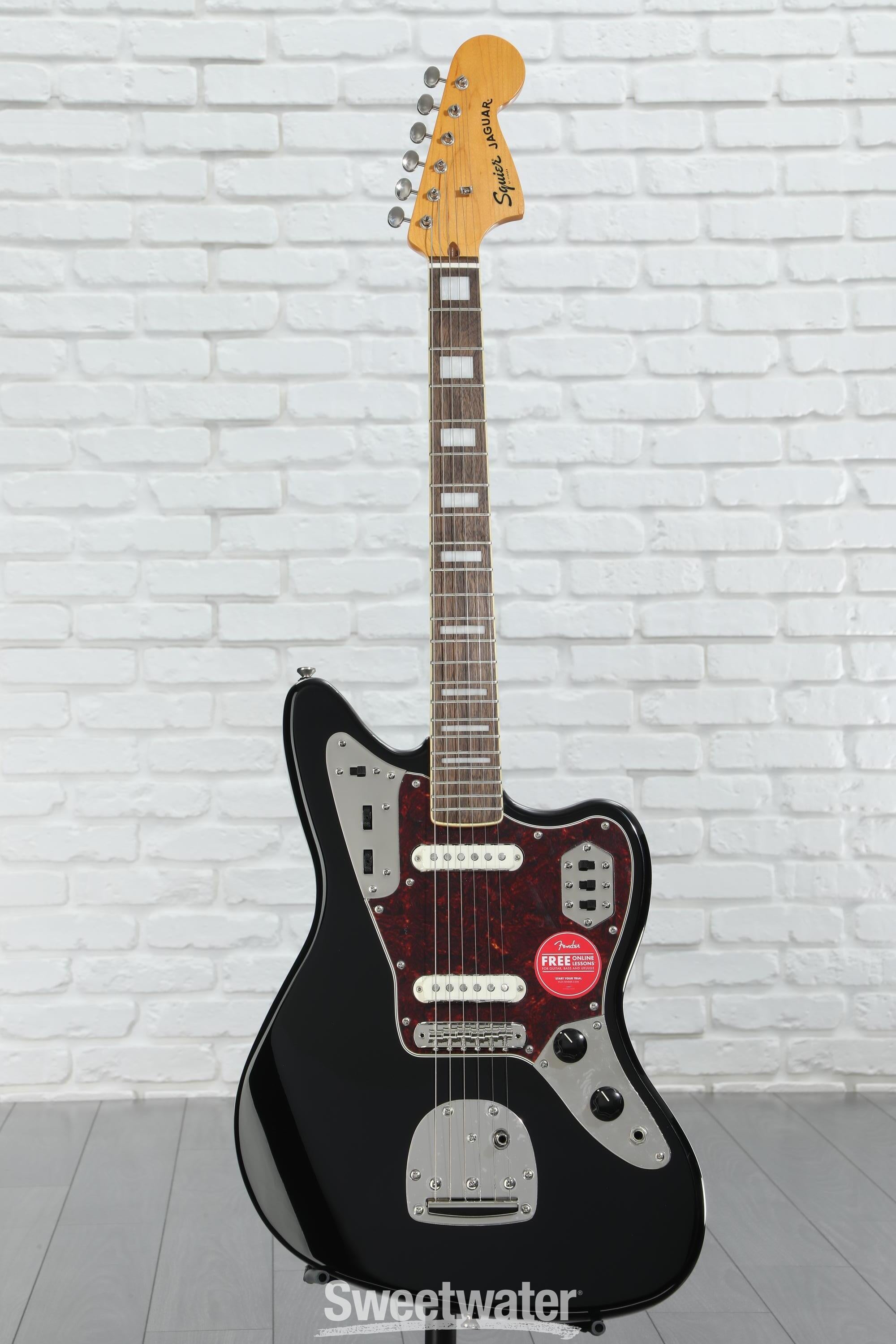 Squier Classic Vibe '70s Jaguar - Black | Sweetwater