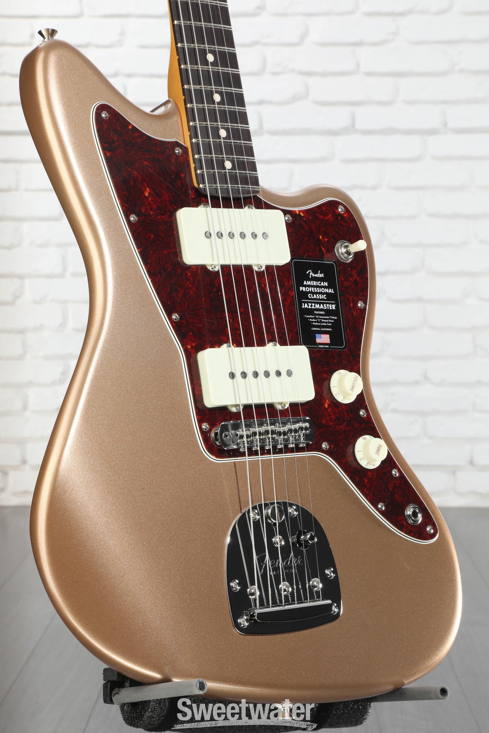 ギター fender jazzmaster american professional Fender American Pro Jazzmaster RW Olympic White w/ Black