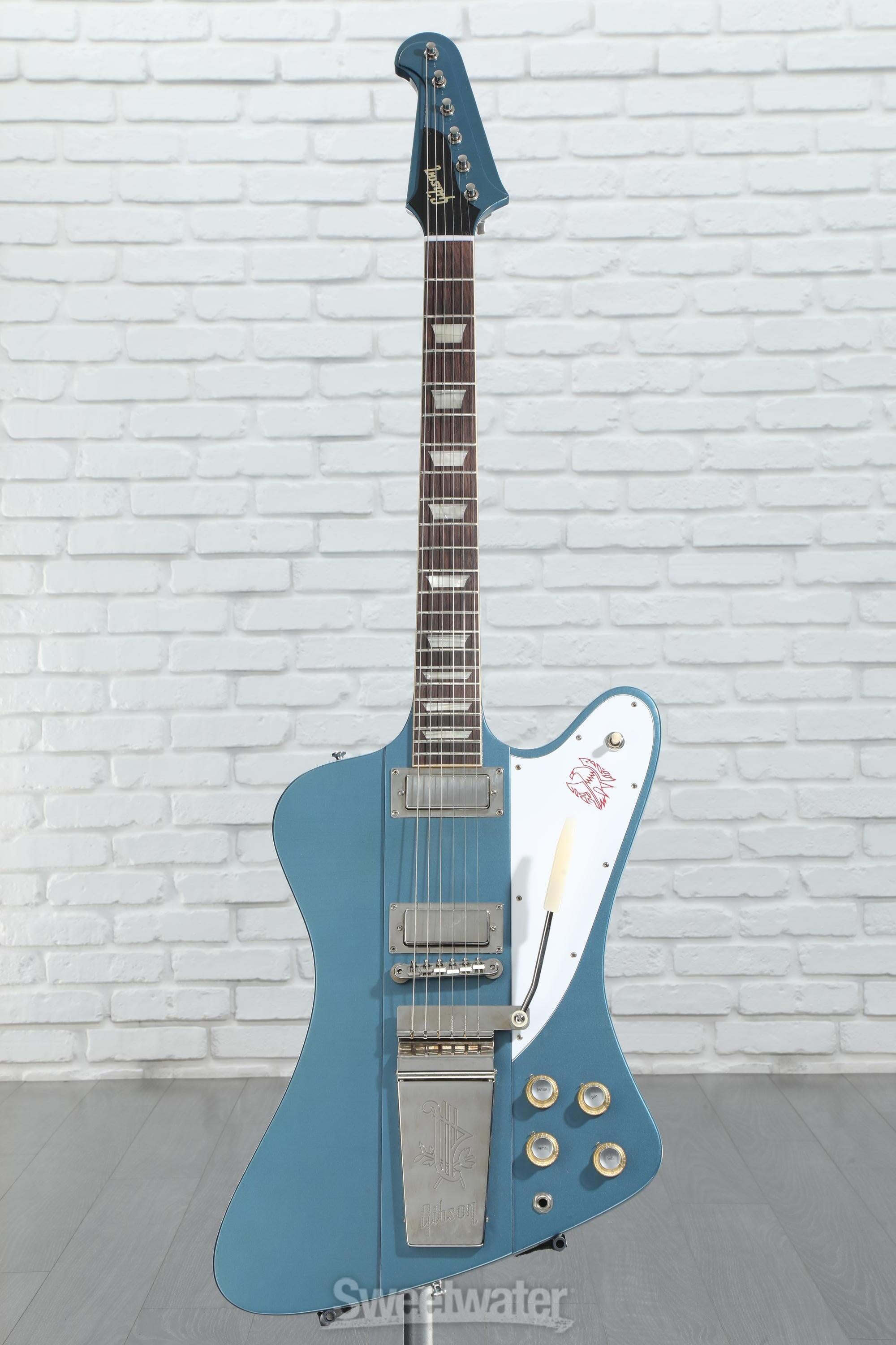 Gibson Custom 1963 Firebird V Electric Guitar - Pelham Blue