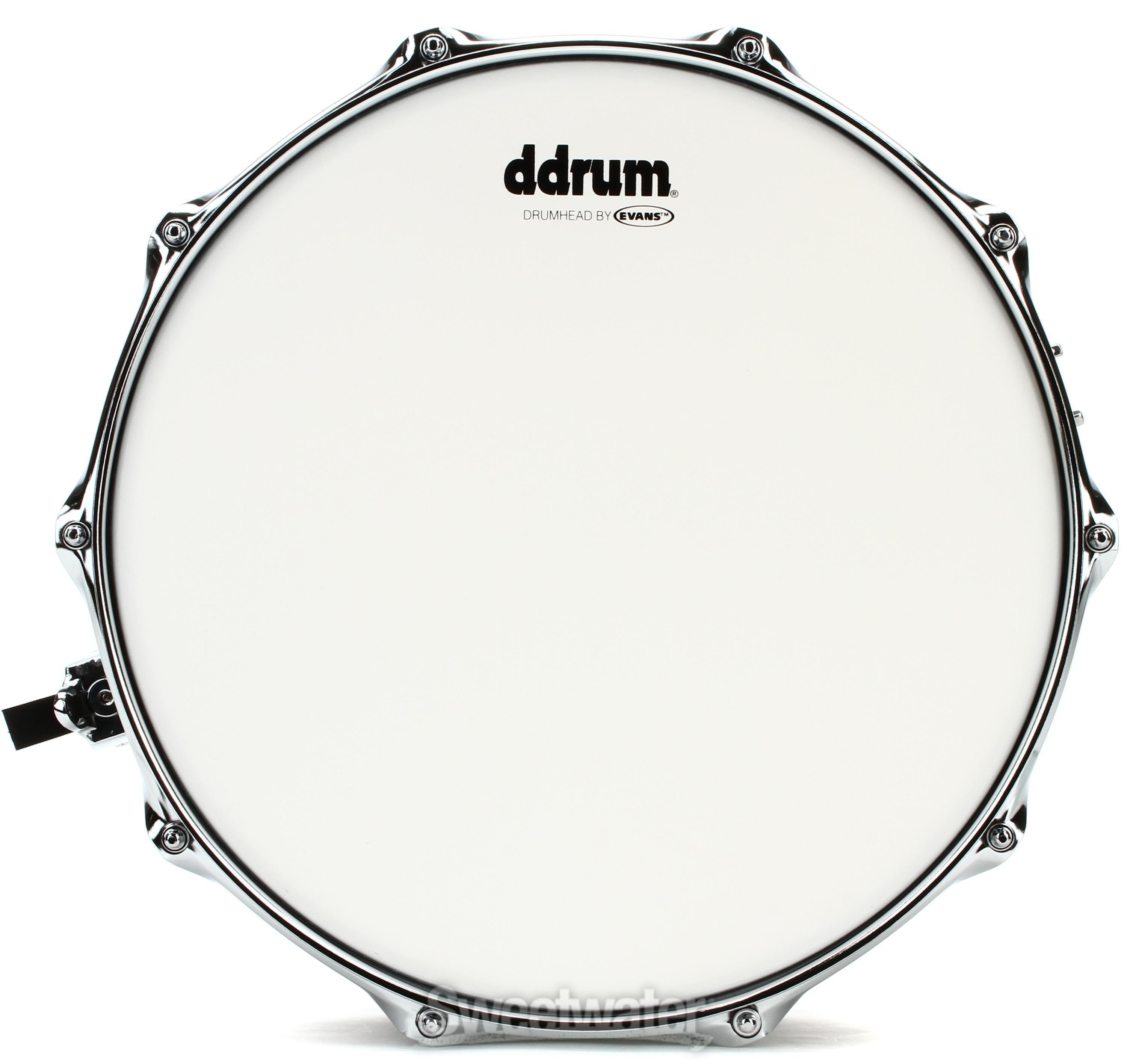 ddrum Dios Maple Snare Drum - 6.5 x 14 inch - Satin Black | Sweetwater