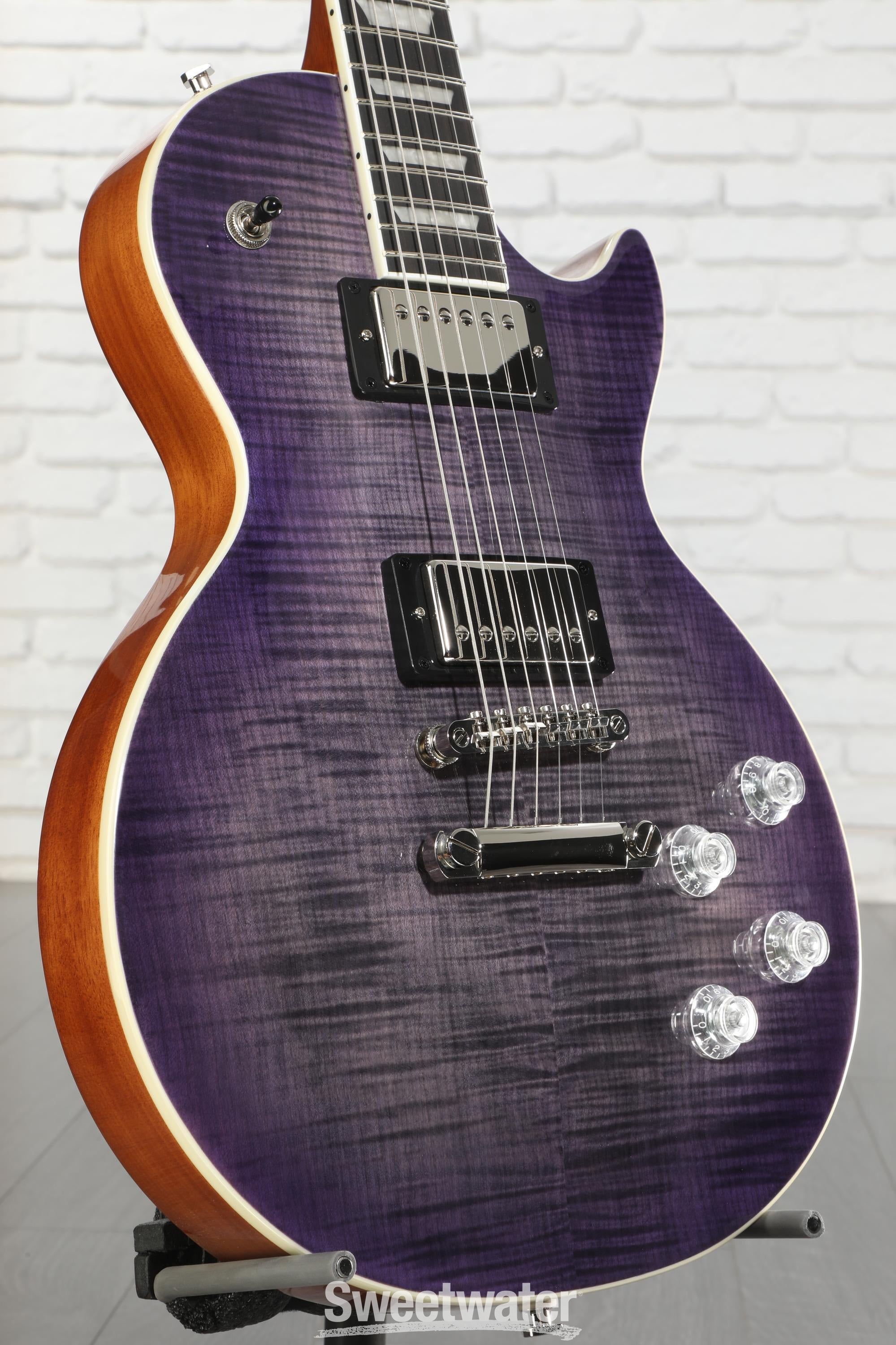 Epiphone Les Paul Modern Figured Electric Guitar - Purple Burst