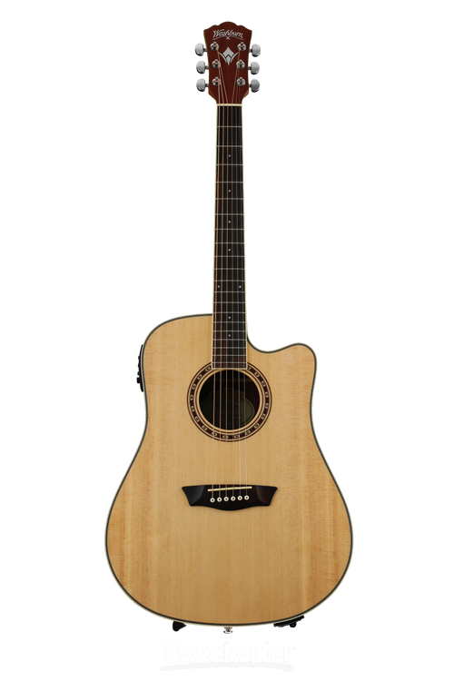 Washburn WD7SCE - Natural | Sweetwater