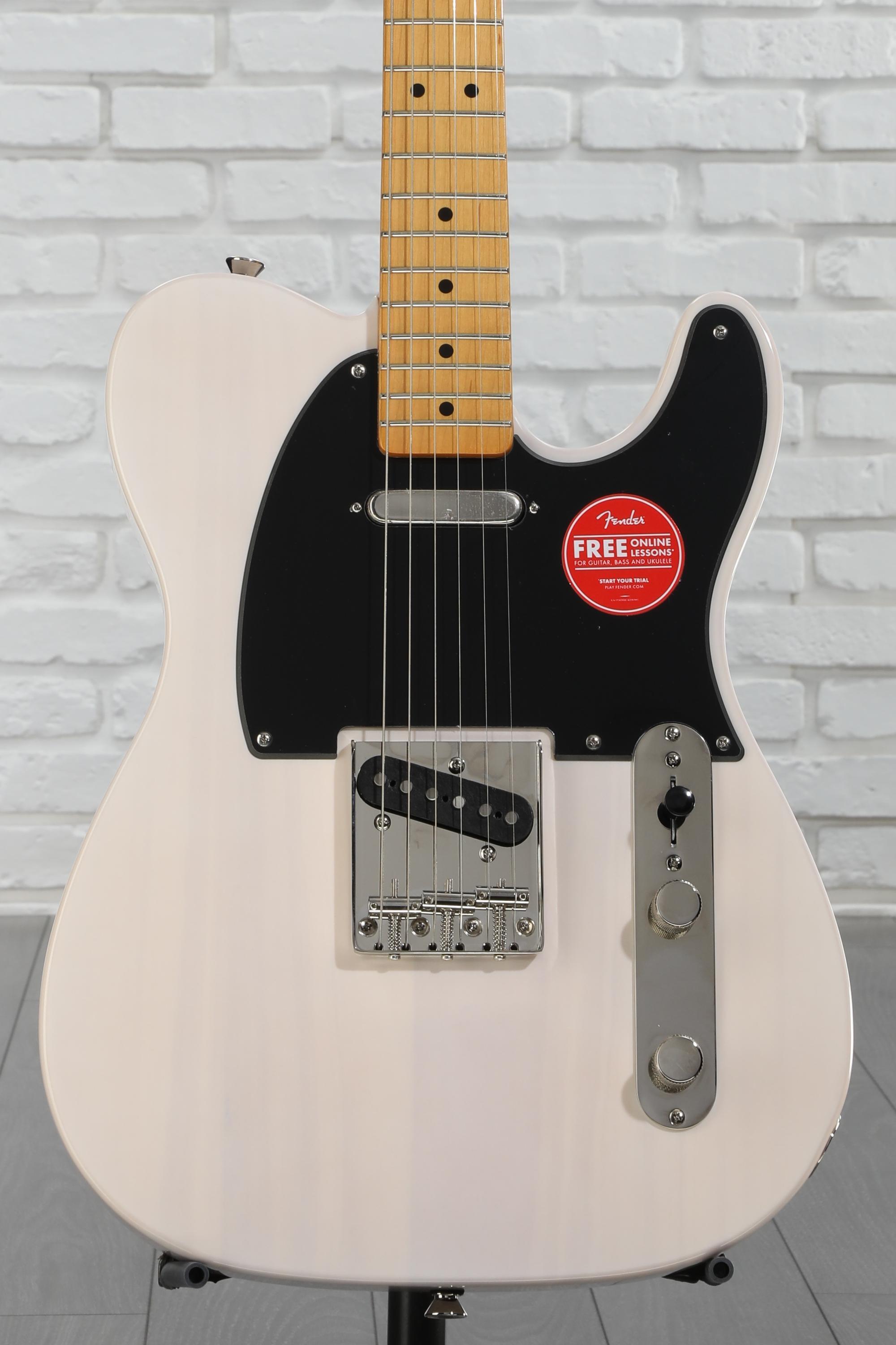Squier Telecaster ホワイト Classic Vibe 50s Squier Classic Vibe '50s Telecaster White Blonde w/Gold