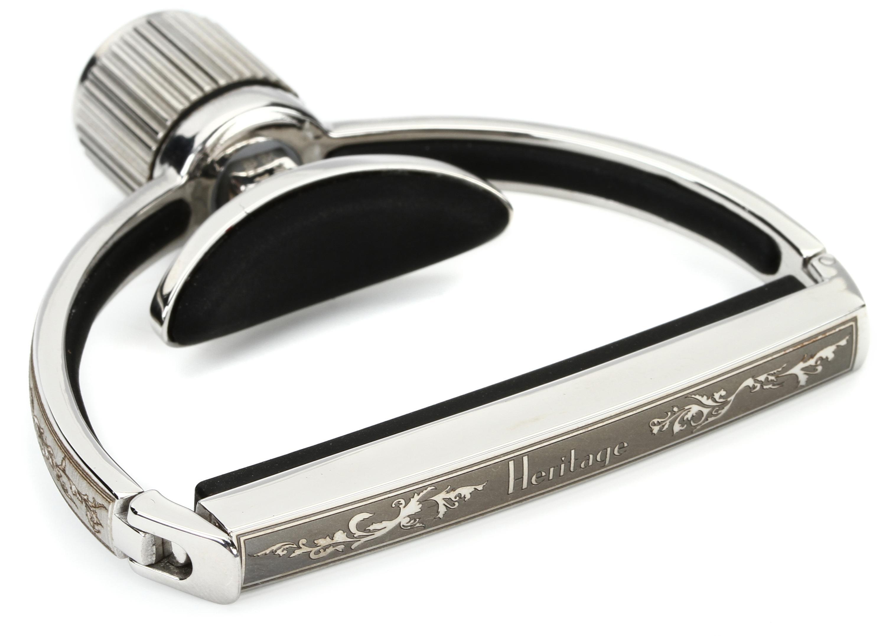 G7th Heritage Guitar Standard Neck Width Capo - Stainless Steel
