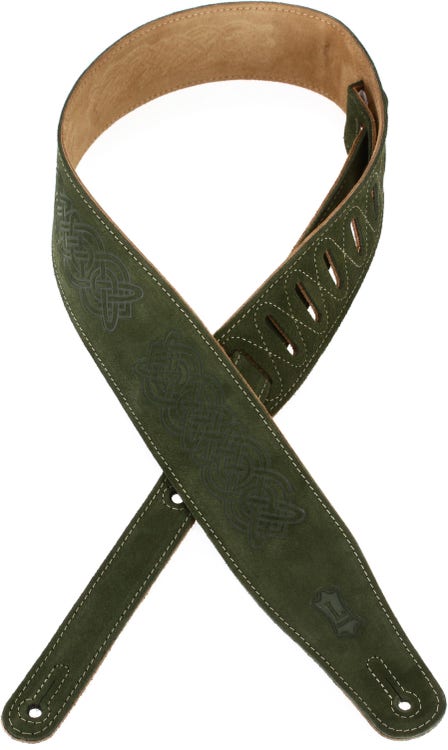 Guitar strap green