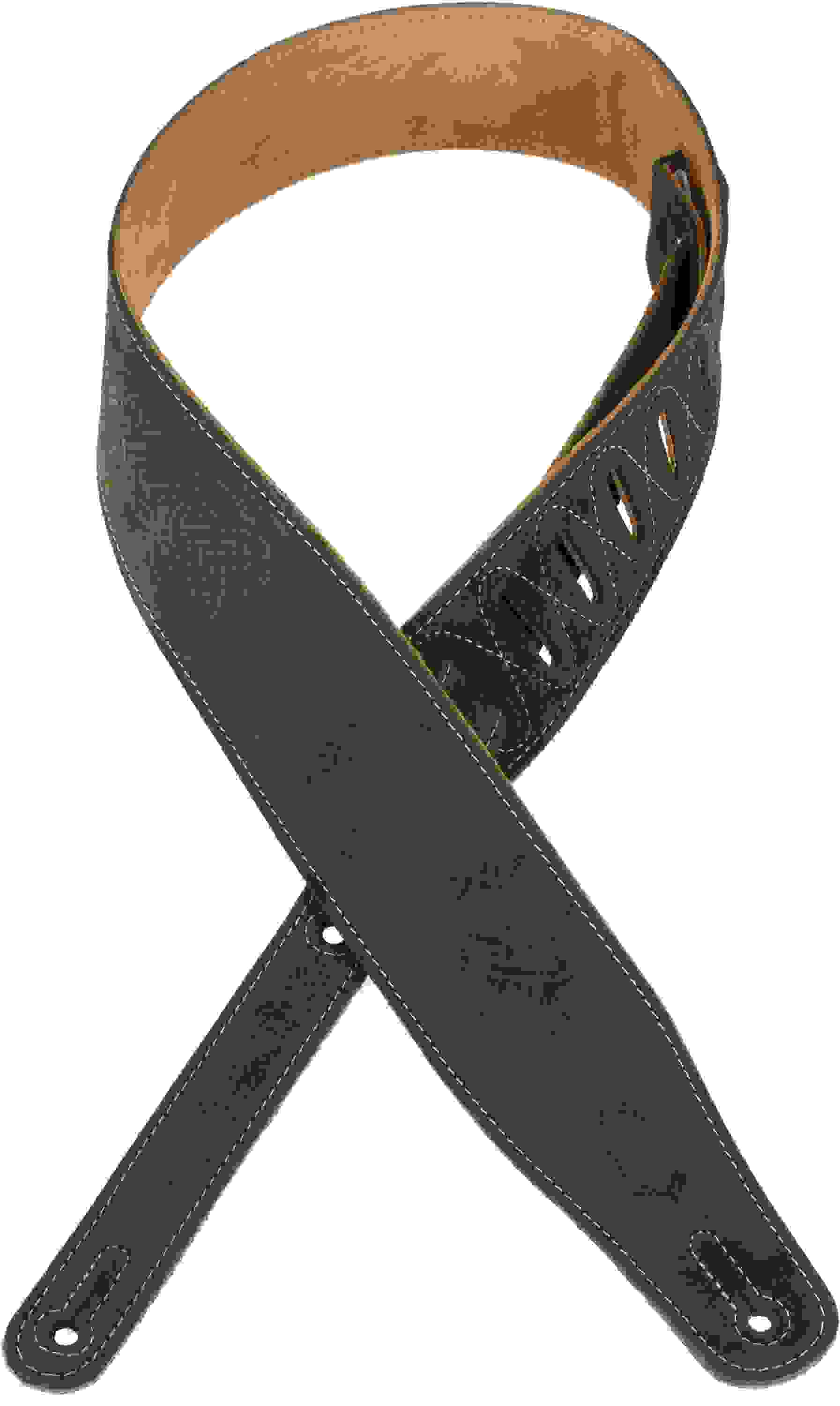 Levy's MS26CK Suede Guitar Strap - Green