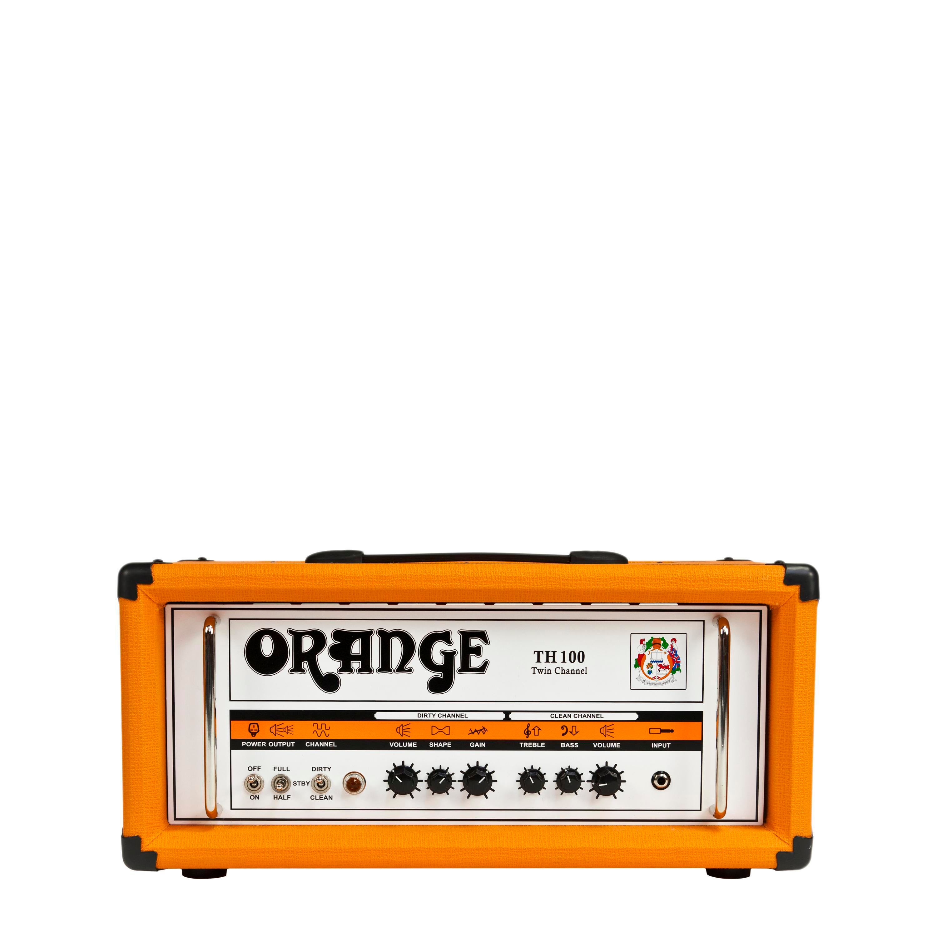 Orange TH100 - 100/70/50/35-watt 2-channel Tube Head