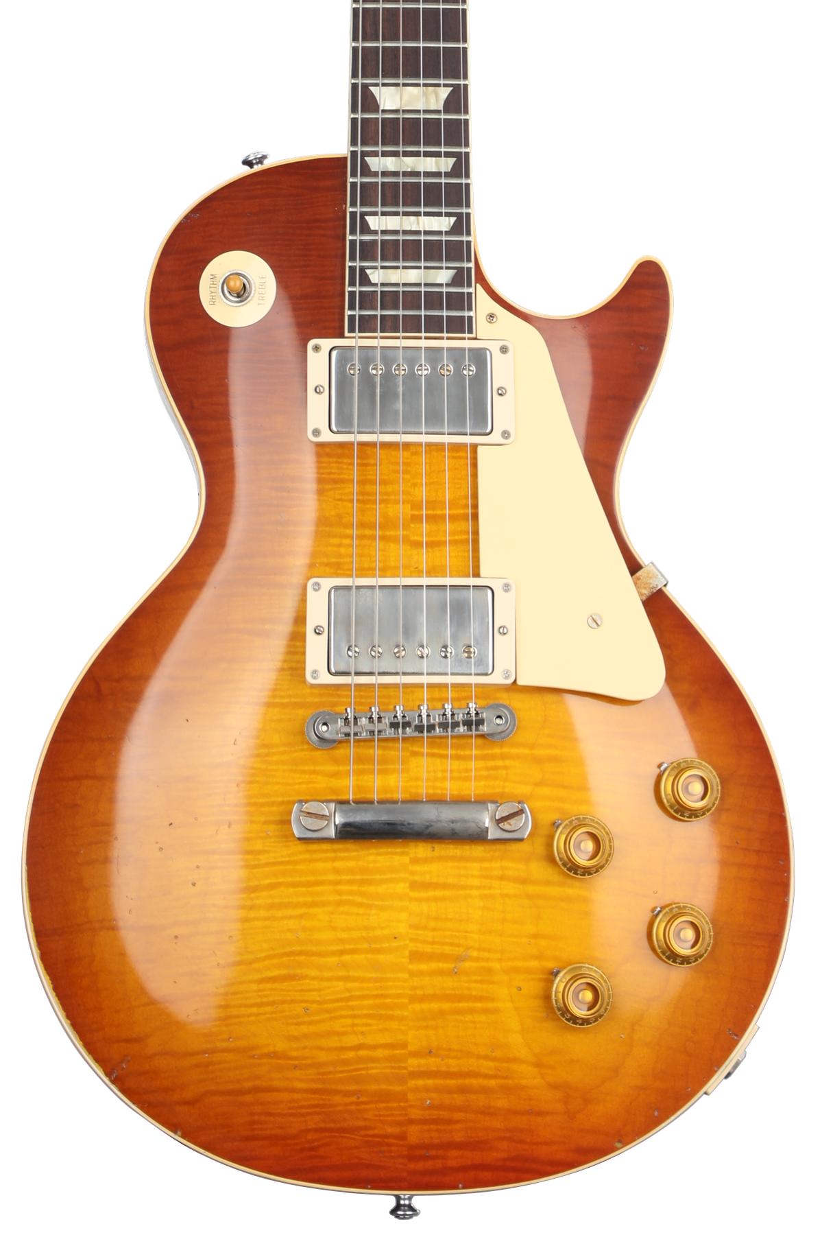 Gibson Custom 1959 Les Paul Standard Reissue Electric Guitar - Murphy Lab  Light Aged Royal Teaburst