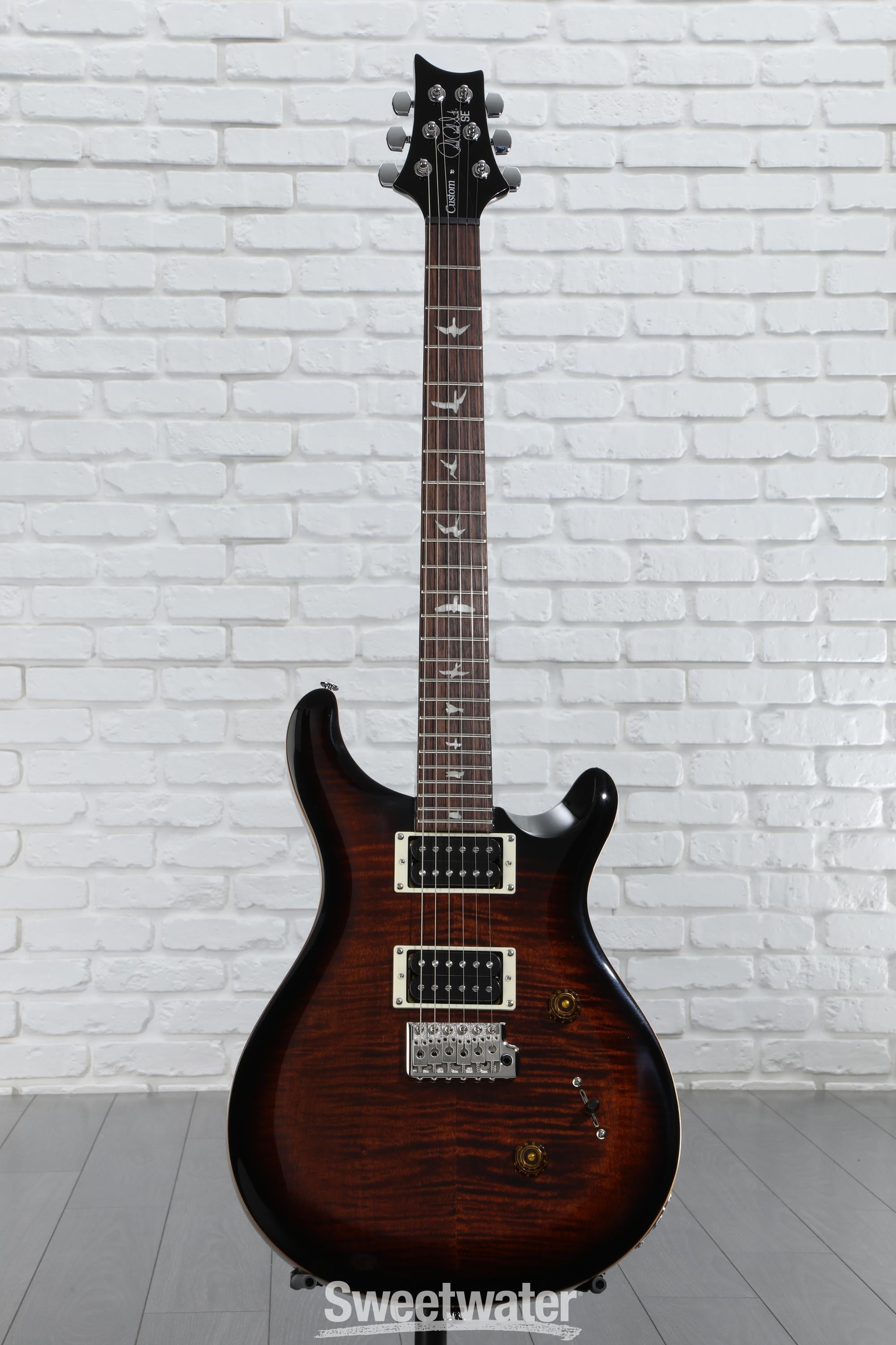PRS SE Custom 24 Electric Guitar - Black Gold Sunburst
