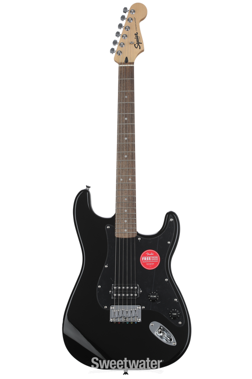 Squier Sonic Stratocaster HT H Electric Guitar - Black Squier Sonic Stratocaster HT H Electric Guitar - Black