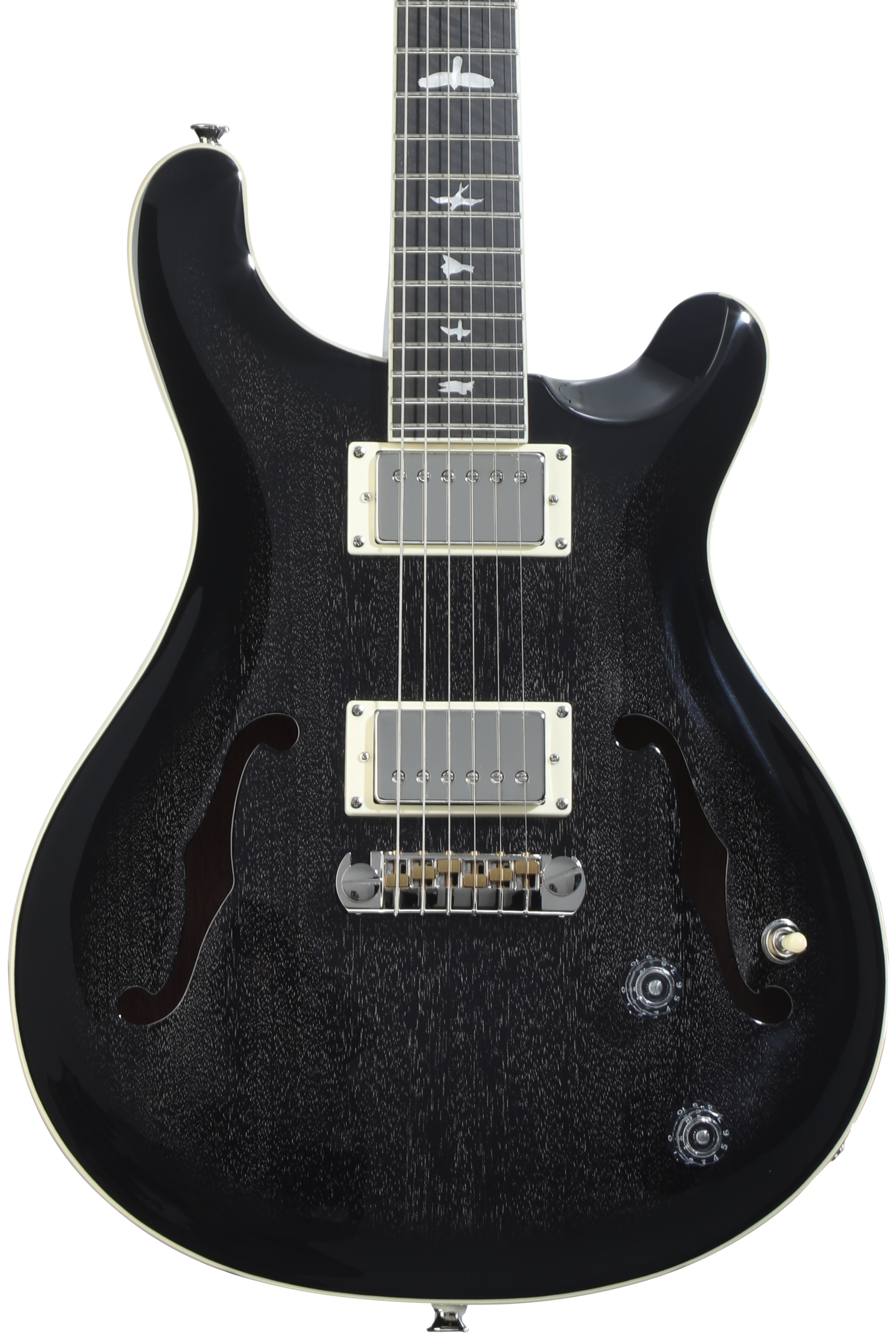 PRS SE Hollowbody II Electric Guitar - Charcoal Burst | Sweetwater