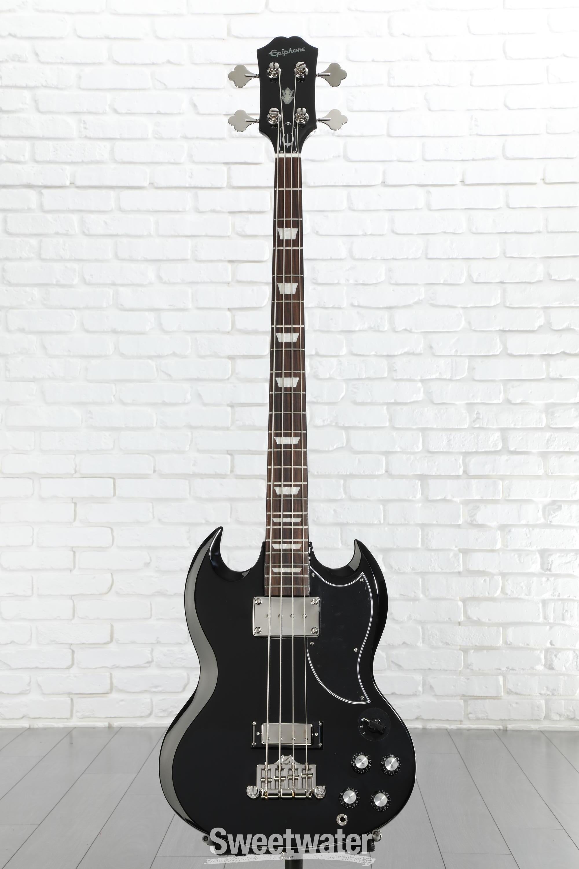 Epiphone EB-3 Bass Guitar - Ebony | Sweetwater
