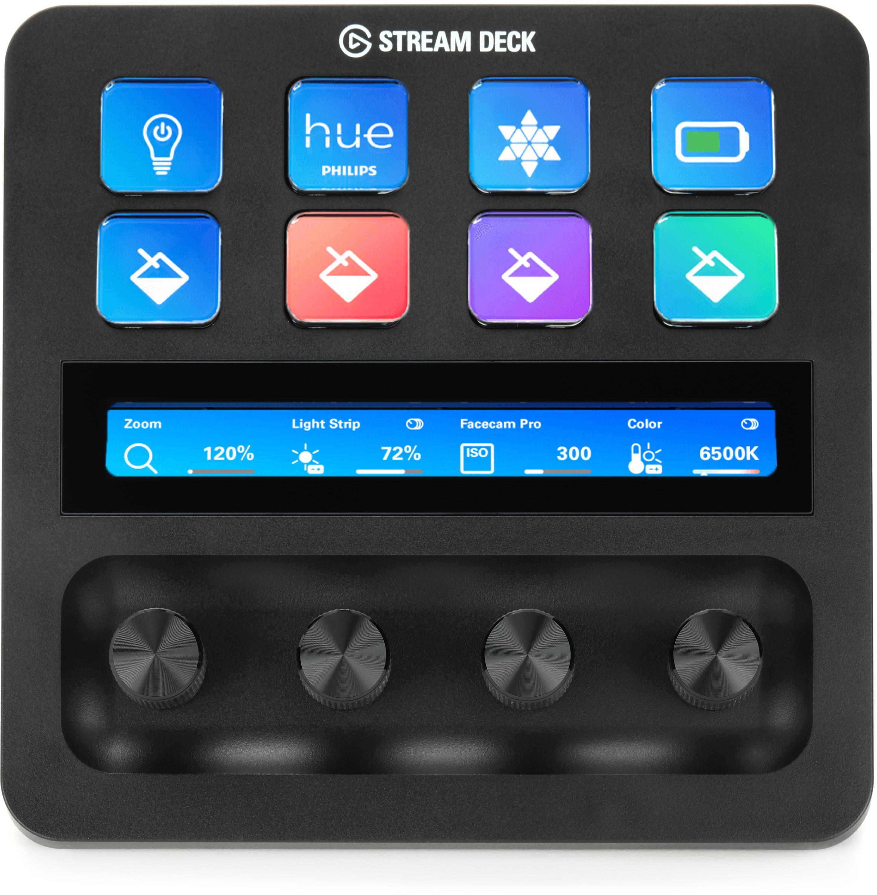 Elgato Stream Deck + Customizable Desktop Interface | Sweetwater