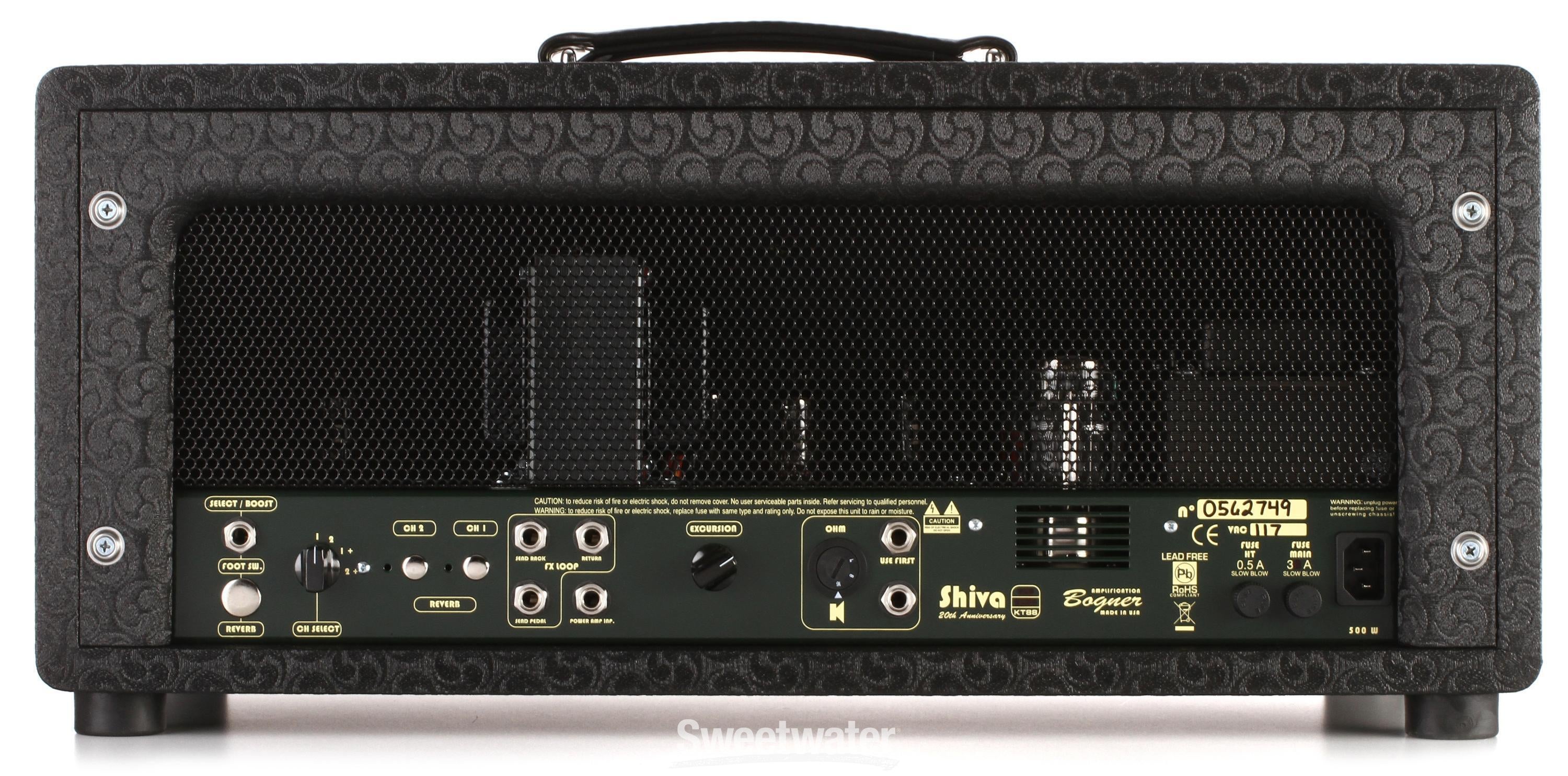 Bogner 20th Anniversary Shiva 90-watt Tube Head - No Reverb Bogner 20th Anniversary Shiva 90-watt Tube Head - No Reverb