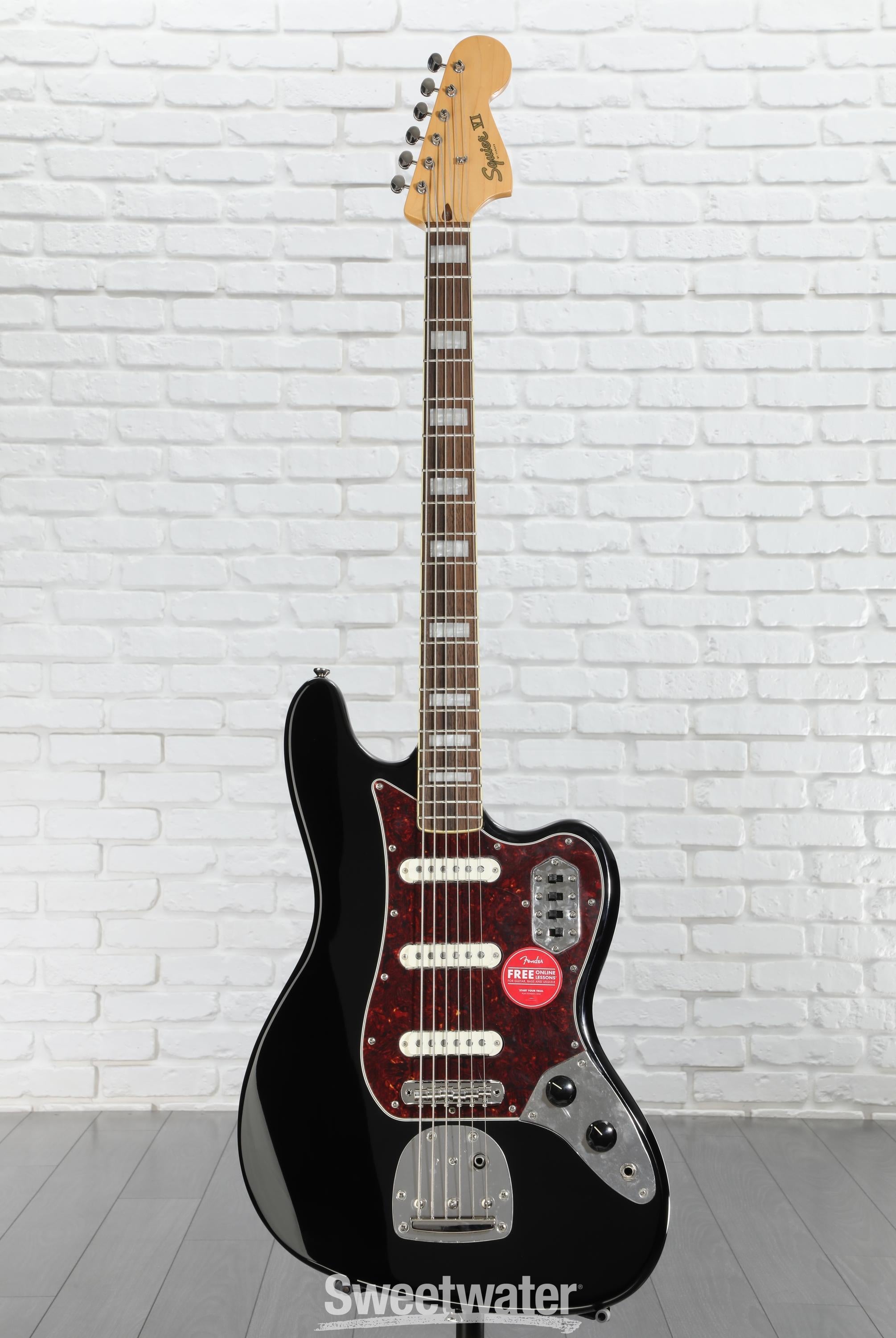 Squier bassⅥ エレキベース ブラック Squier Classic Vibe Bass VI Guitar - Black | Sweetwater