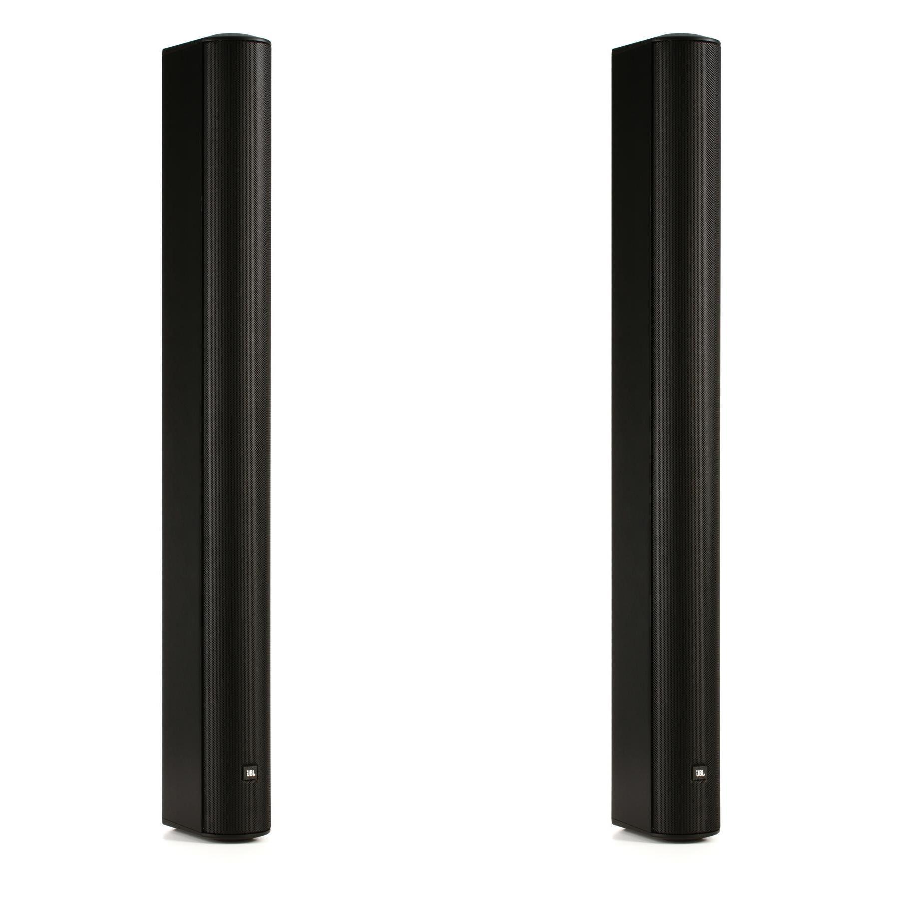 JBL CBT 100LA-1 1300W Passive Column Speaker Pair - Black | Sweetwater