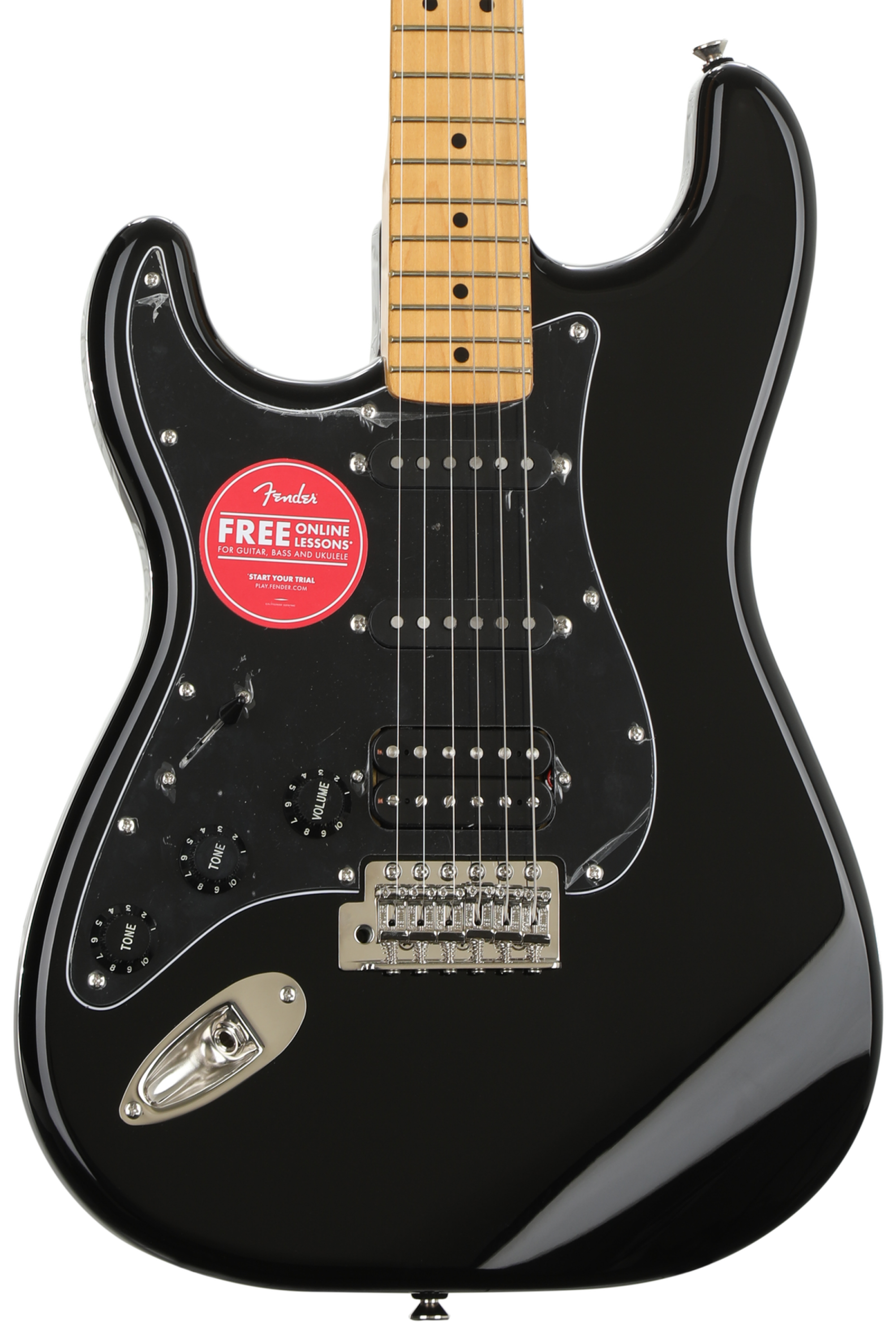 Squier Classic Vibe 's Stratocaster HSS Left handed   Black with