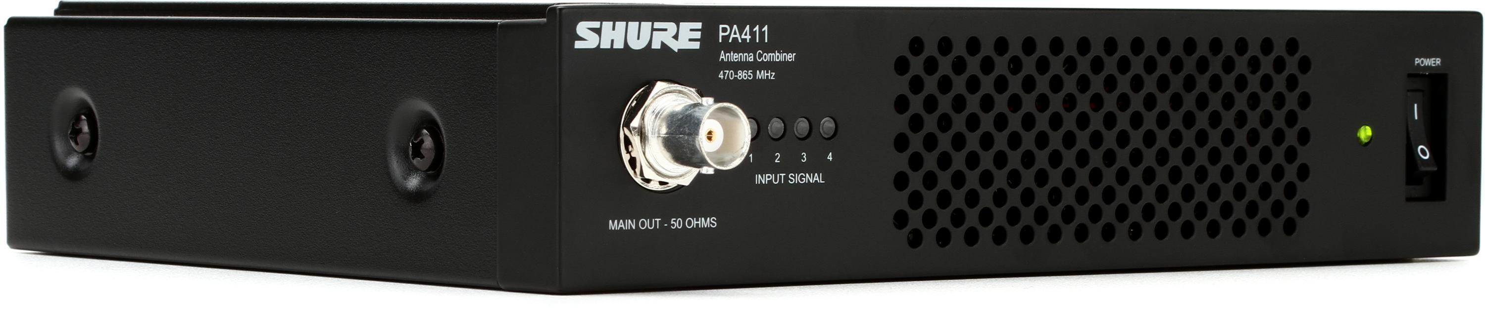 Bundled Item: Shure PA411 Antenna Combiner for PSM 300 Series Wireless