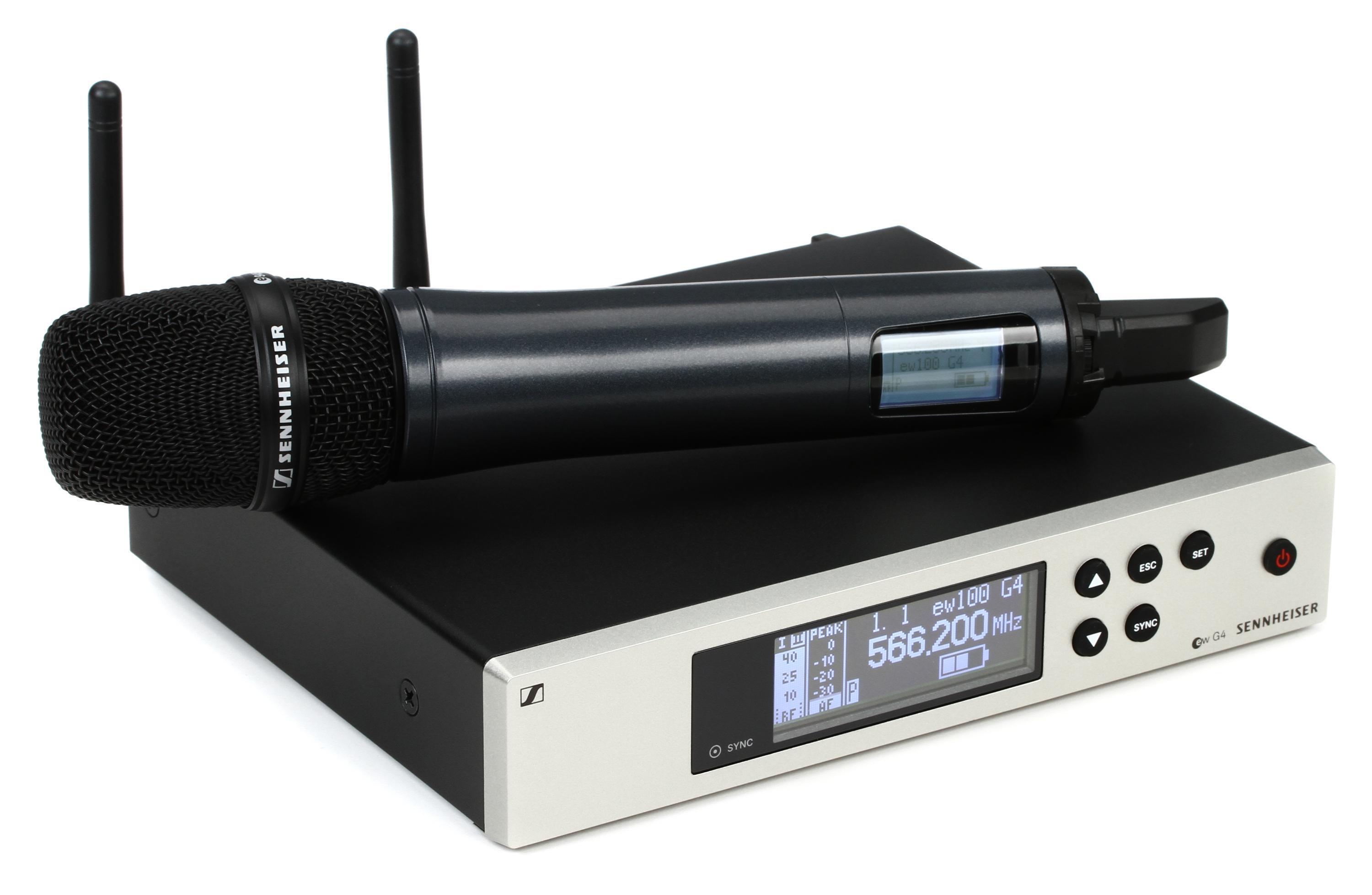 Sennheiser ew100 G4 835S Evolution Wireless Vocal Mic Set