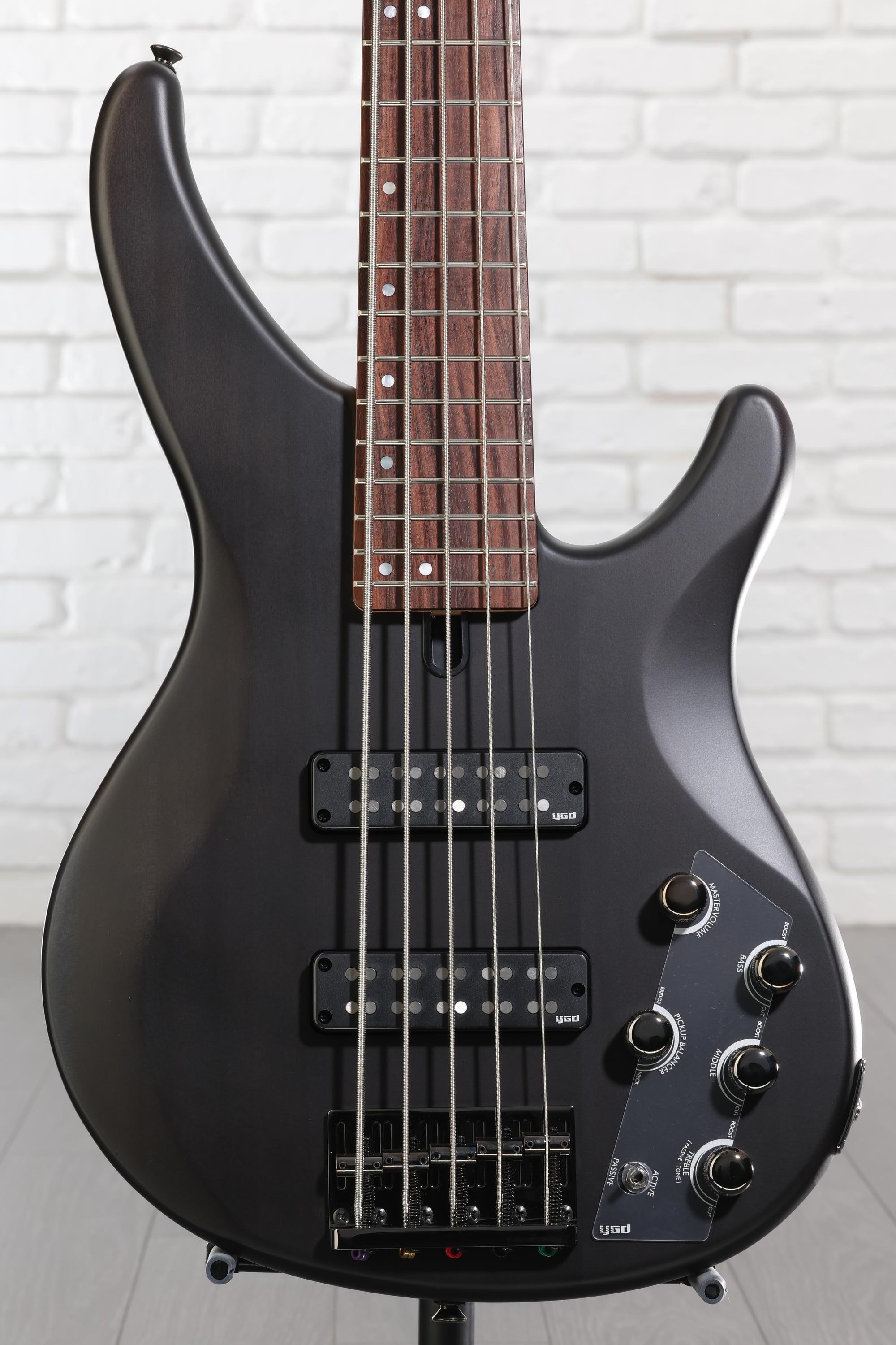 Yamaha TRBX505 5-string Bass Guitar - Translucent Black | Sweetwater