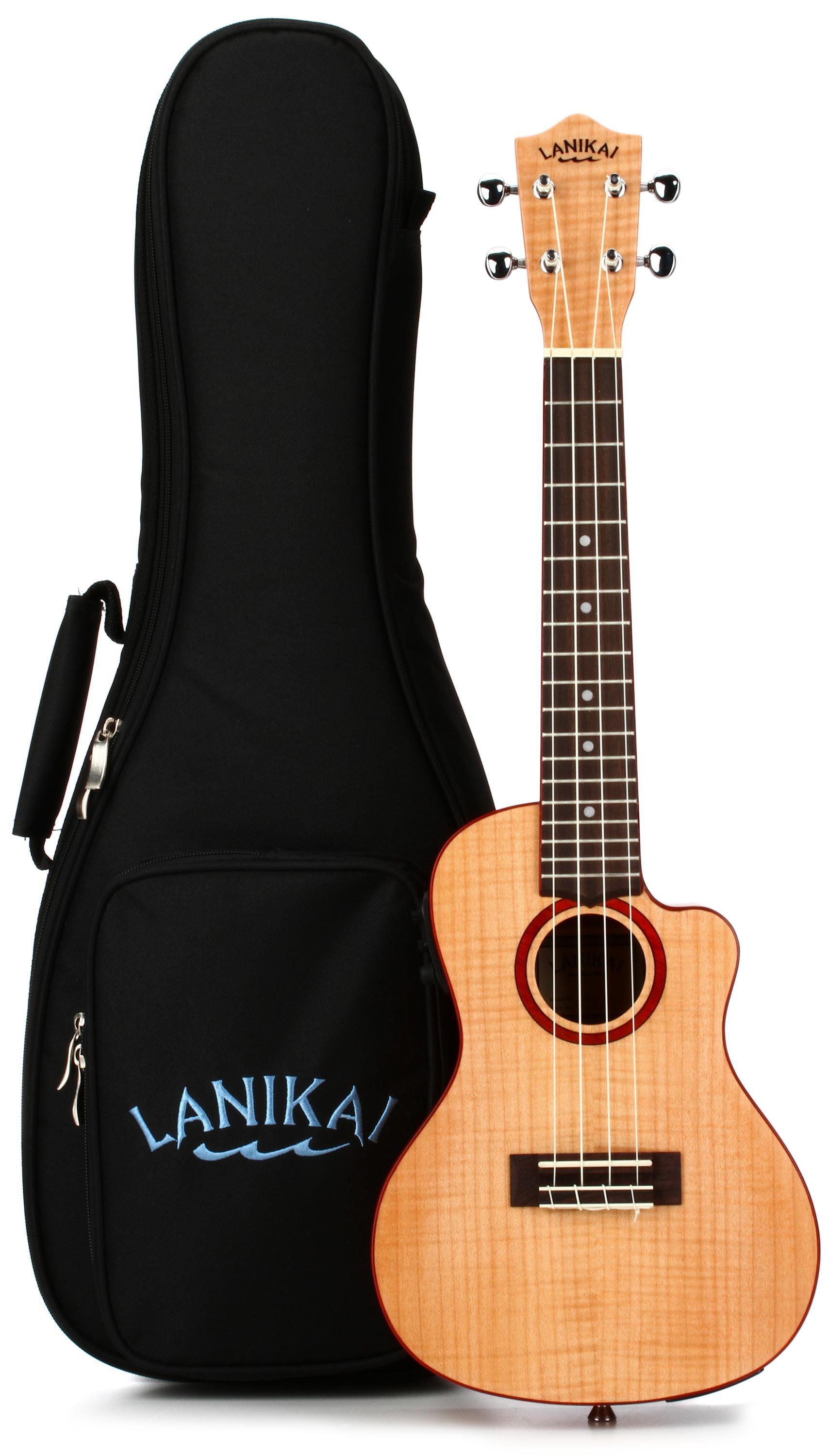 Lanikai FM-CEC Flame Maple Ukulele with Cutaway