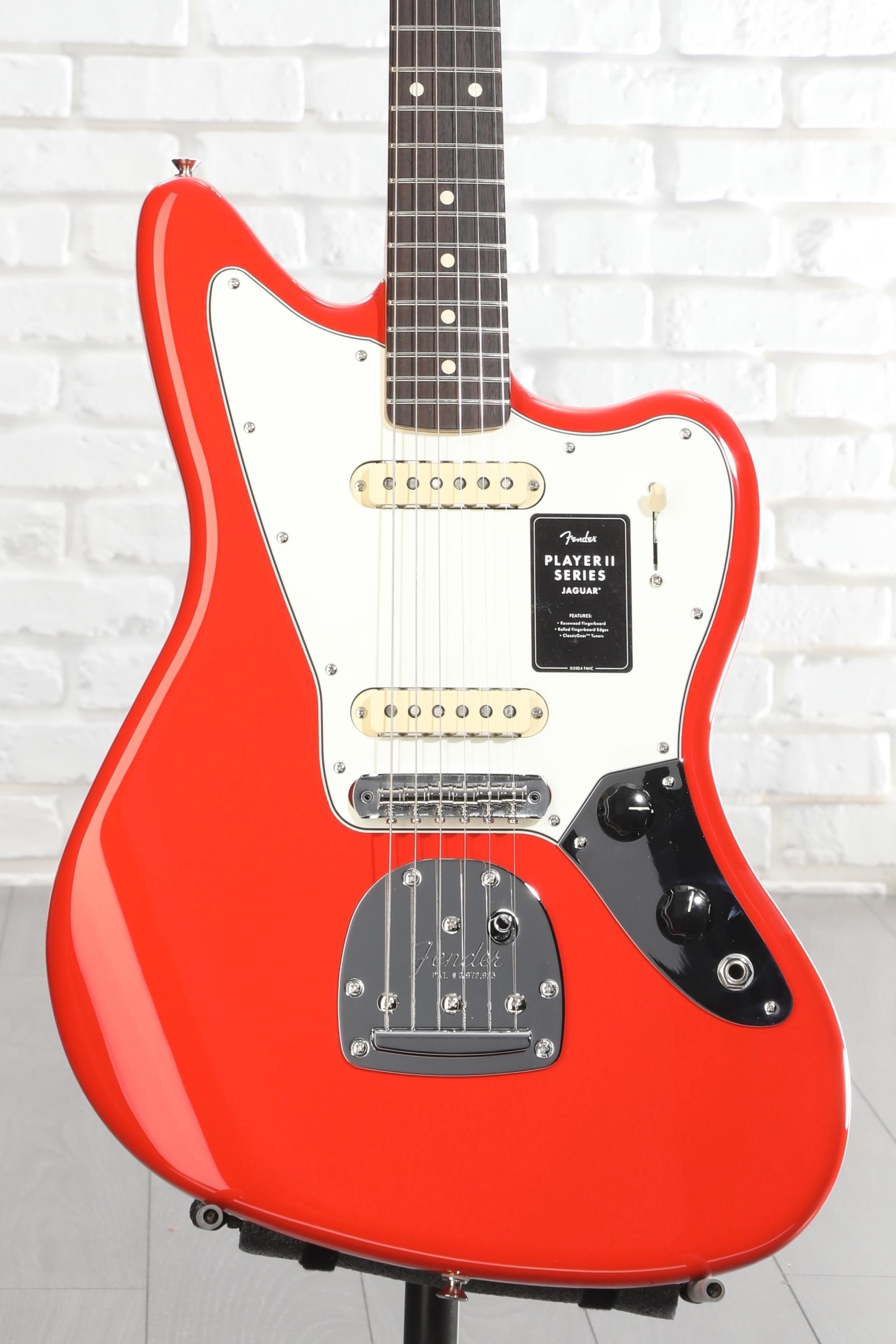 Fender Player II Jaguar Electric Guitar - Coral Red | Sweetwater