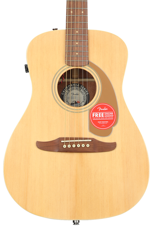 Fender Malibu Player Acoustic-electric Guitar - Natural | Sweetwater