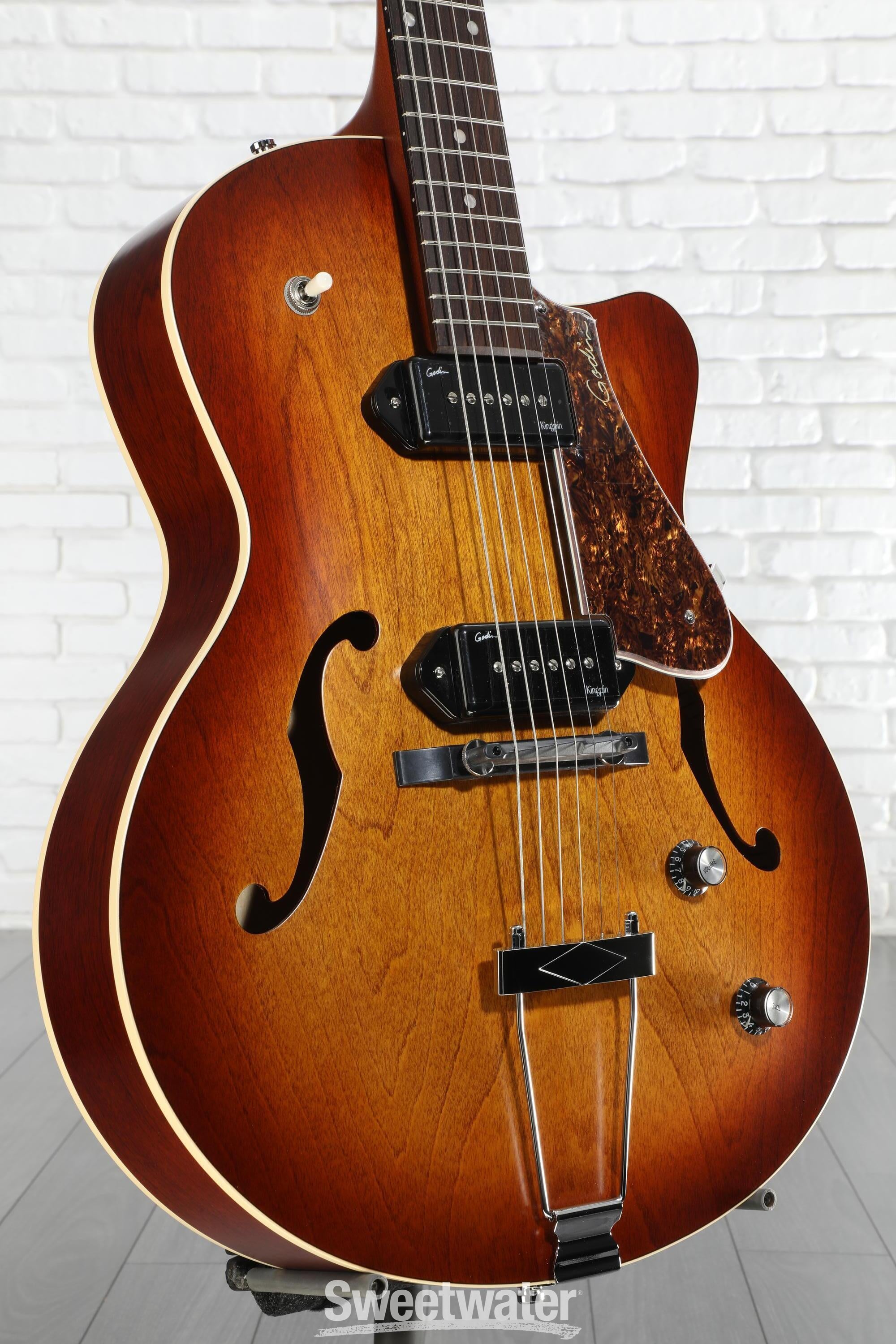 Godin 5th Avenue CW Kingpin II P90 Hollowbody Electric Guitar