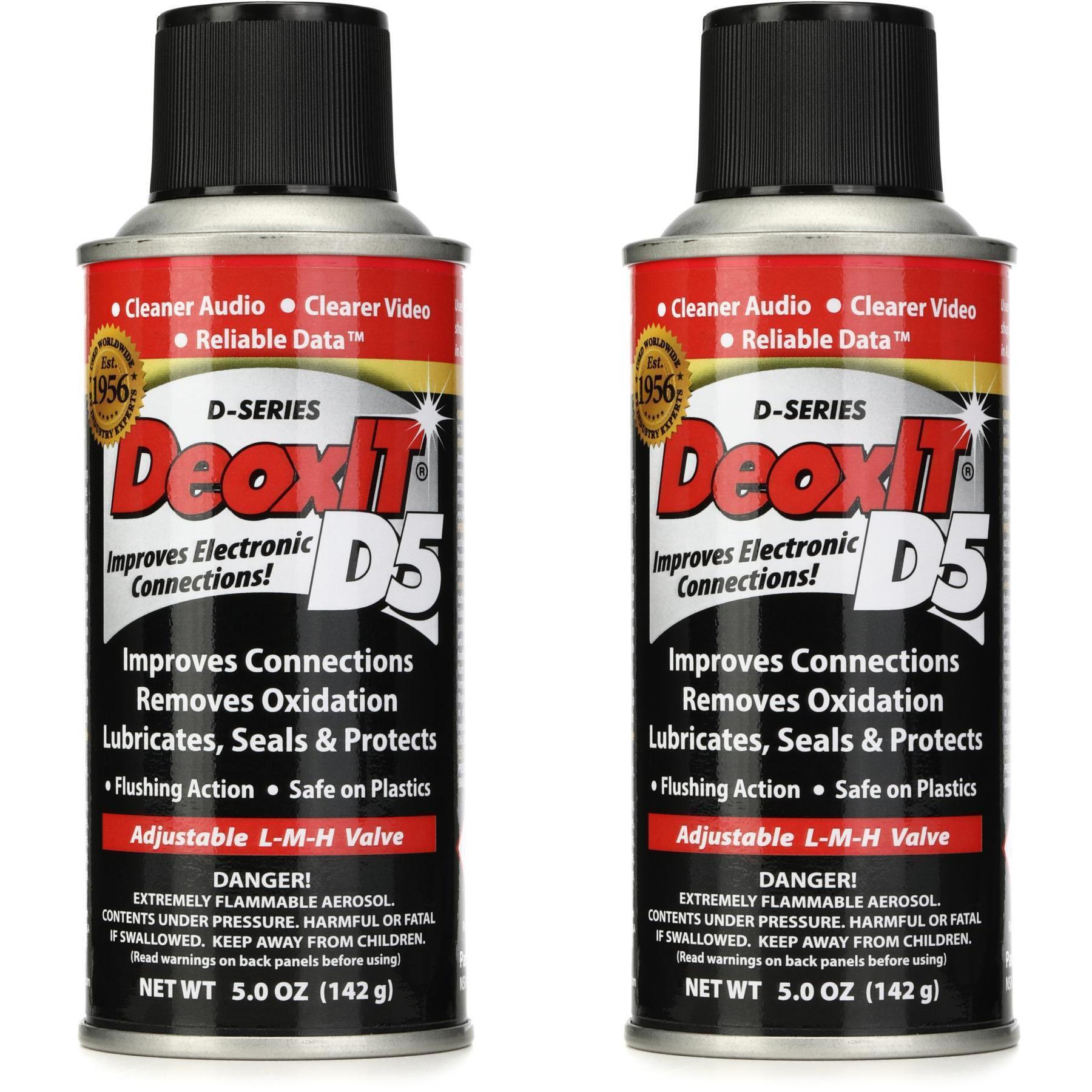 CAIG Laboratories DeoxIT D5 Contact Cleaner 5% Solutions (2 Pack ...