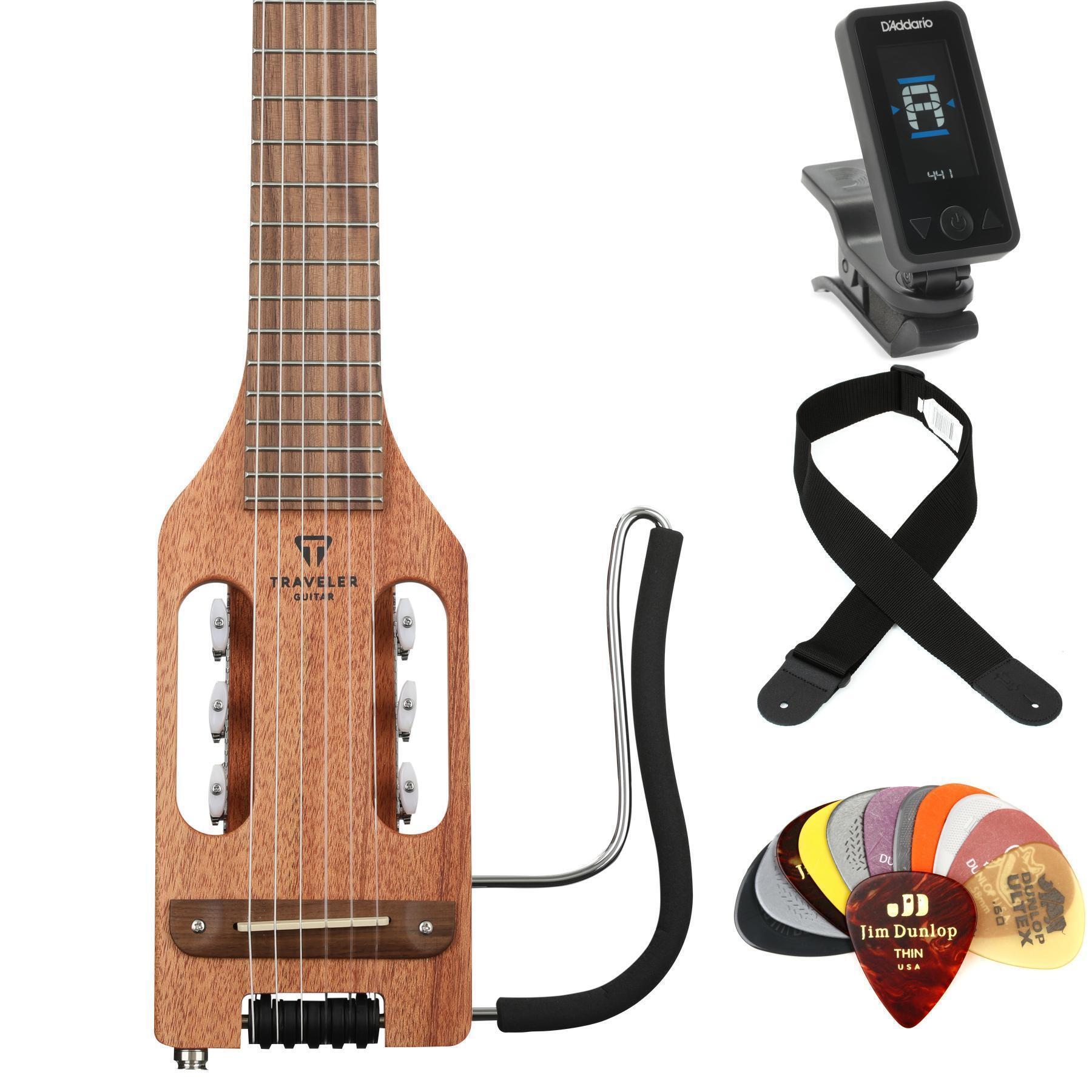 Traveler Guitar Ultra-Light Nylon - Natural Mahogany