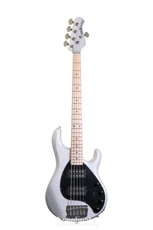 Ernie Ball Music Man Stingray 5 HH - Silver Sparkle | Sweetwater