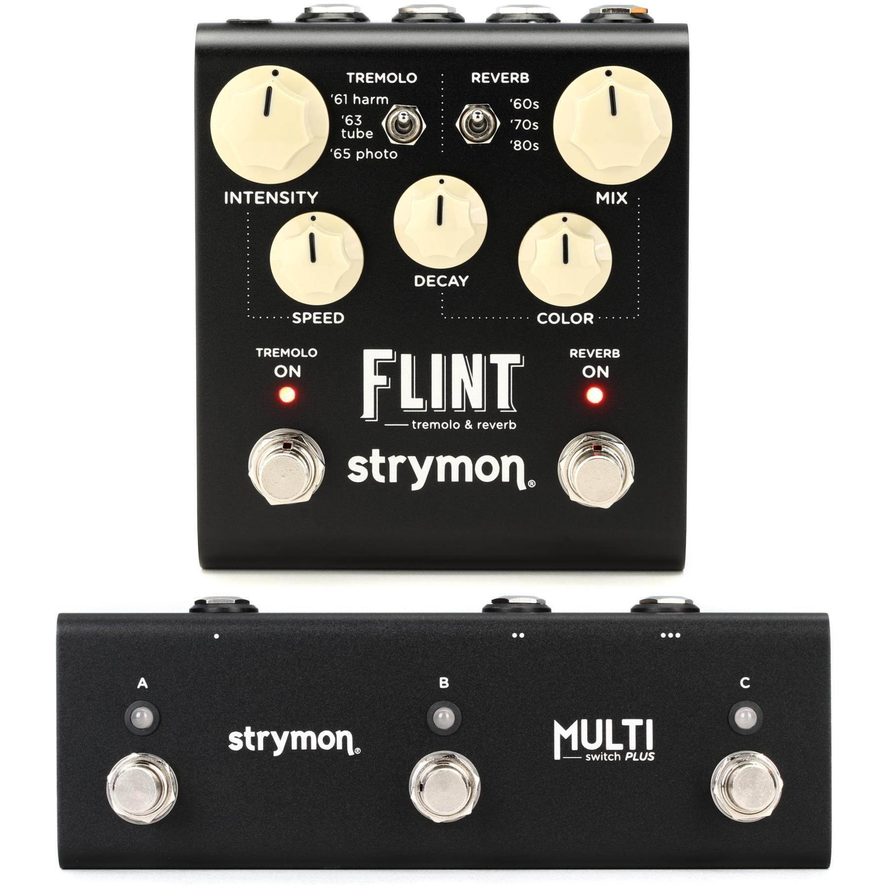 Strymon Flint Tremolo and Reverb Pedal V2 and Multi Switch