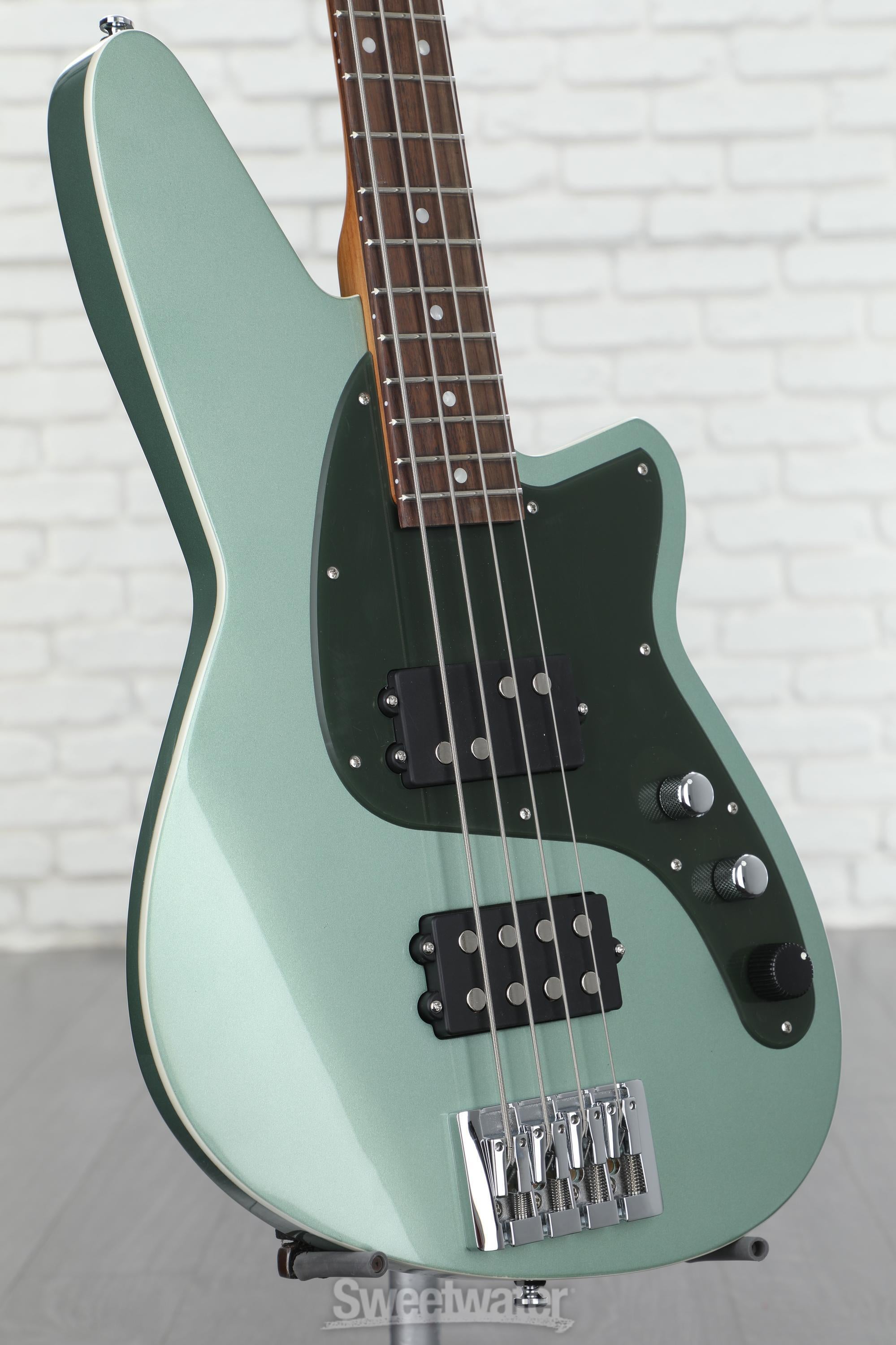Reverend Mercalli 4 Bass Guitar - Metallic Alpine | Sweetwater