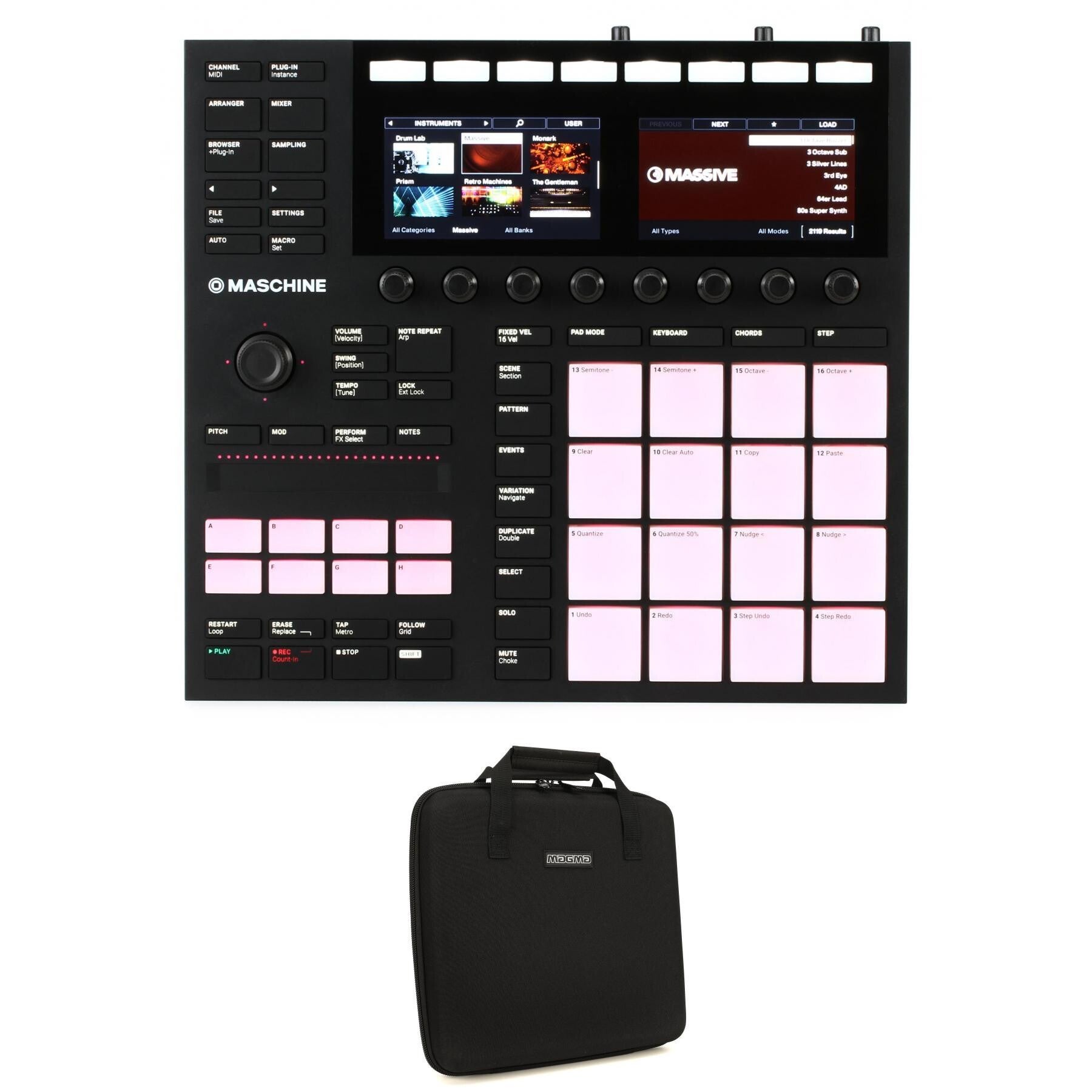 Native Instruments Maschine MK3 Production and Performance System with  Komplete Select and Magma Case