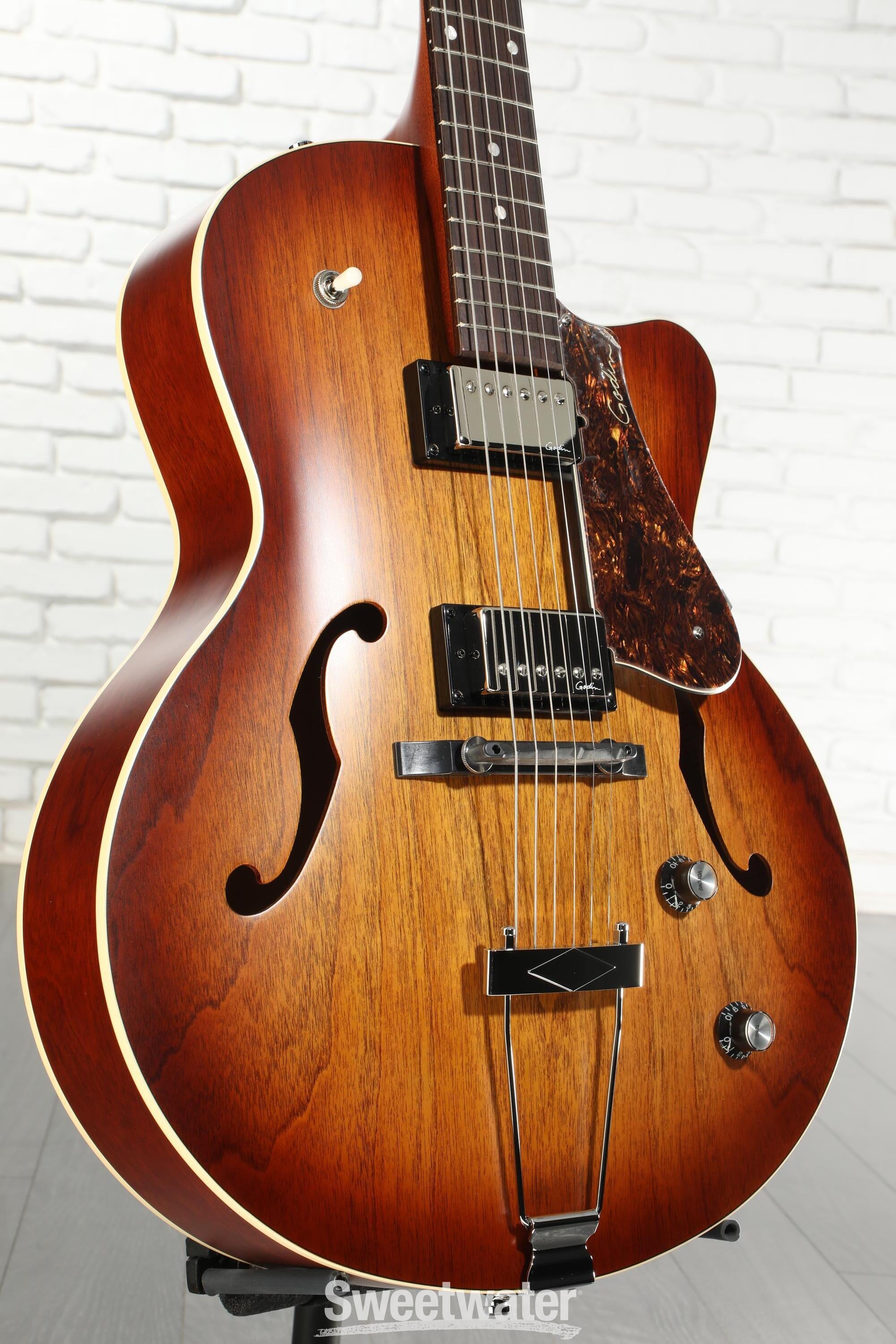 Godin 5th Avenue CW Kingpin II HB Hollowbody Electric Guitar