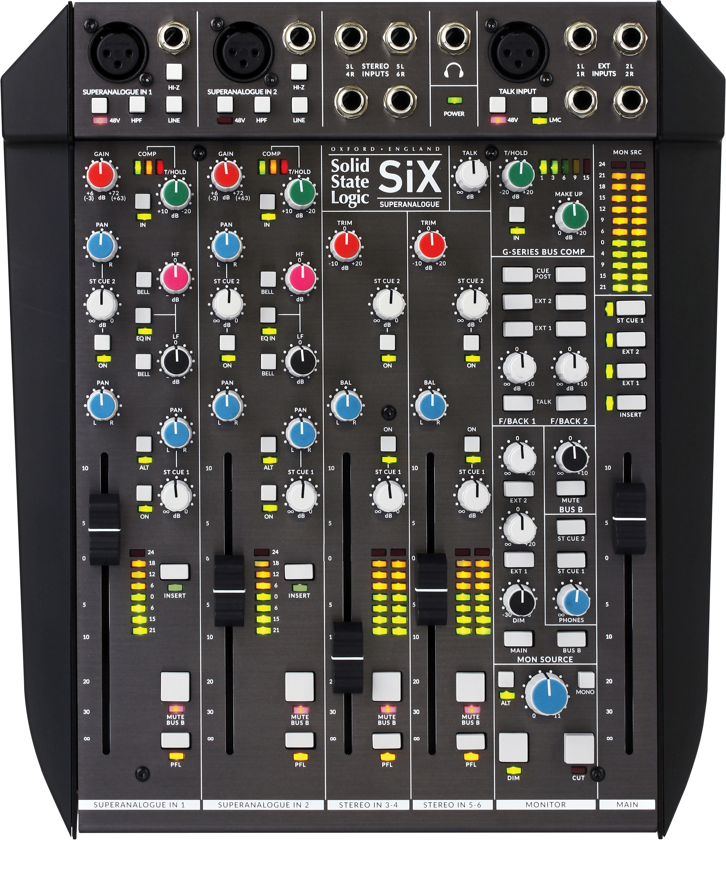 Solid State Logic SiX 6-channel Desktop Analog Mixer