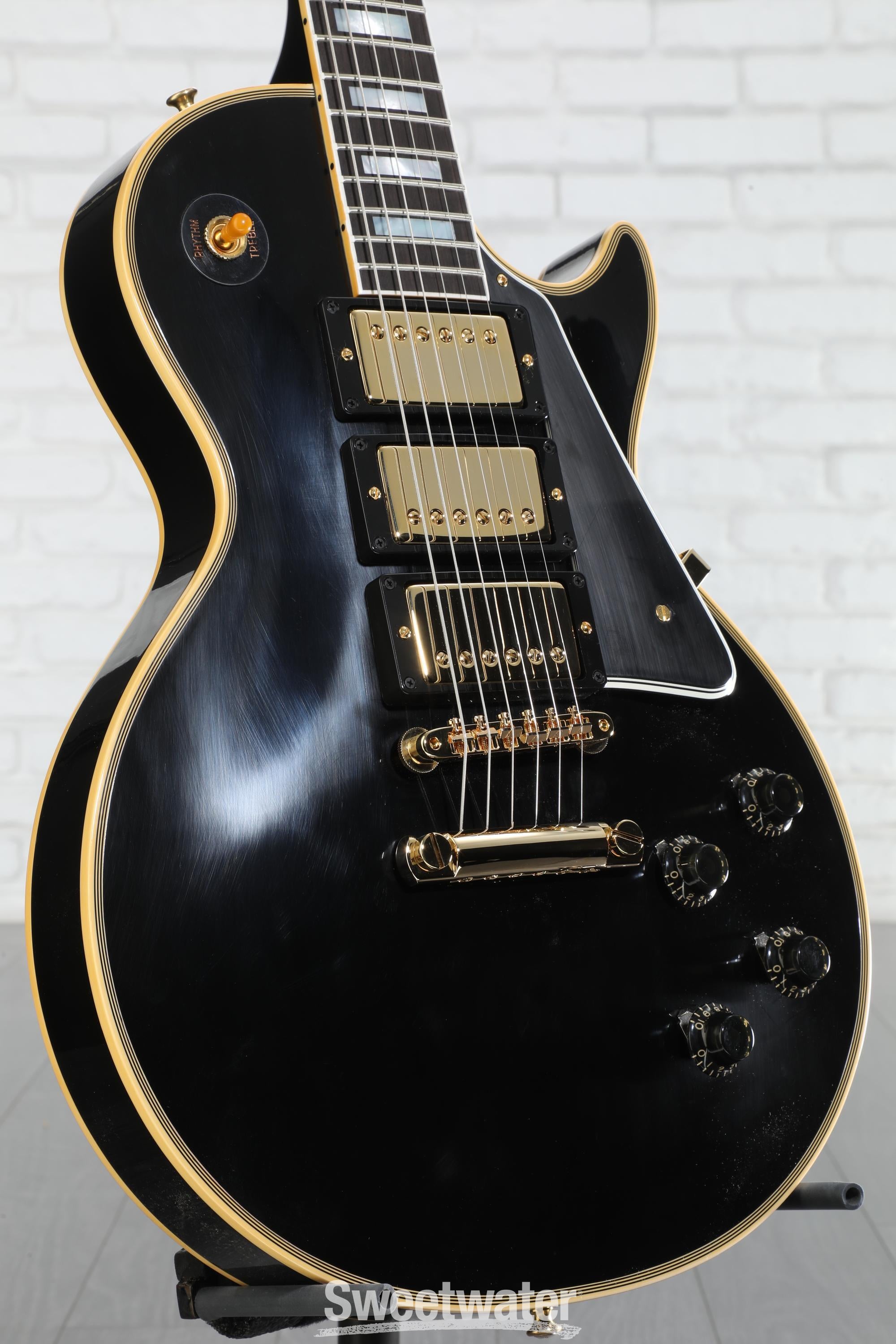 Gibson Custom 1957 Les Paul Custom Reissue Electric Guitar - Ebony