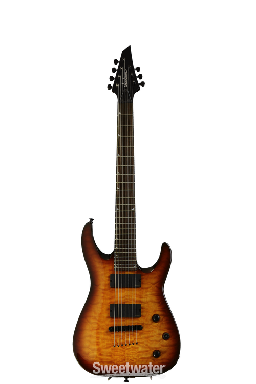 Jackson Soloist Archtop SLATTXMGQ3-7 7-String - Tobacco