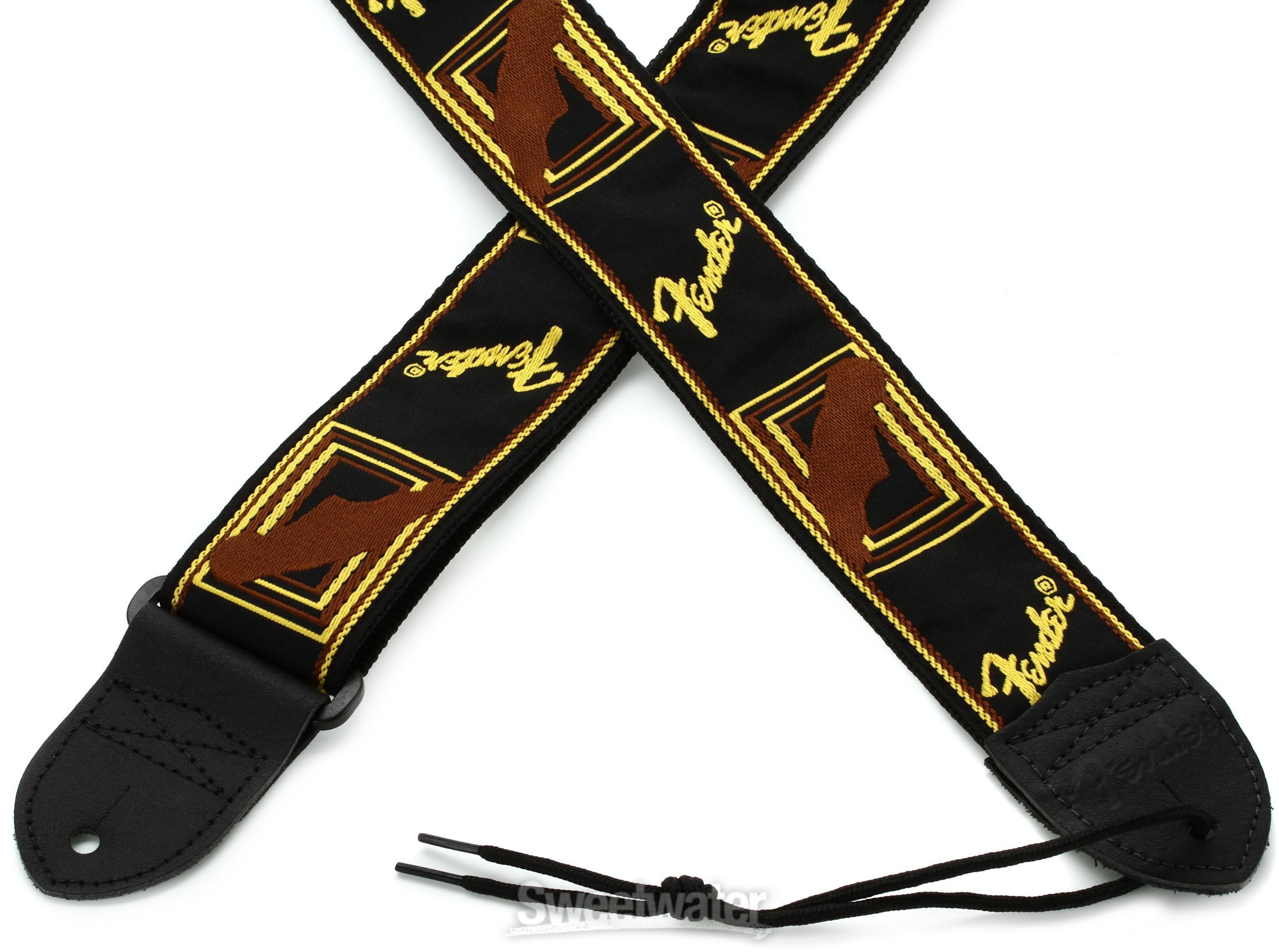 Monogrammed guitar store strap