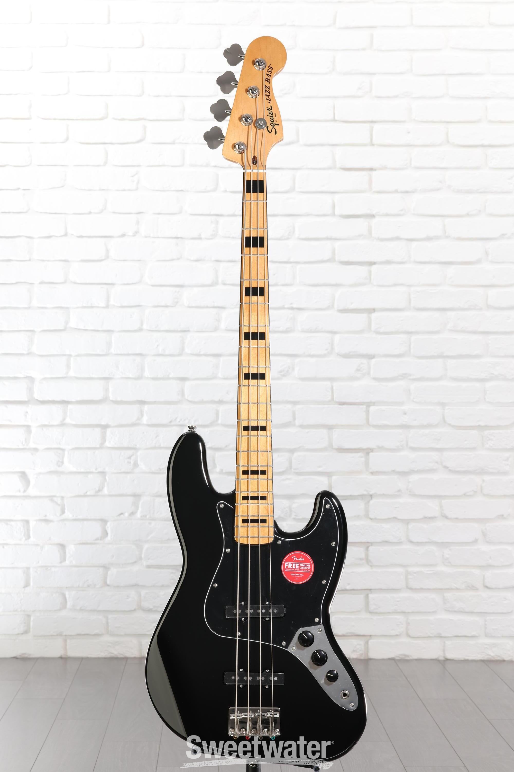 Squier Classic Vibe '70s Jazz Bass - Black | Sweetwater